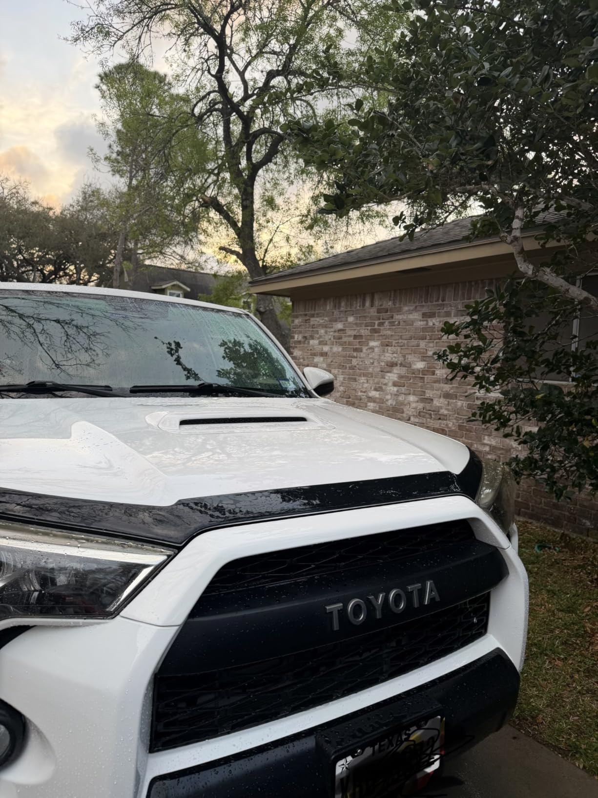 Husky Liners Aeroskin Hood Protector Low Profile Deflector/Bug Shield | Fits 2016-2023 Toyota Tacoma | Hood, 1-pc Matte Black - 2877079 customer photo 1