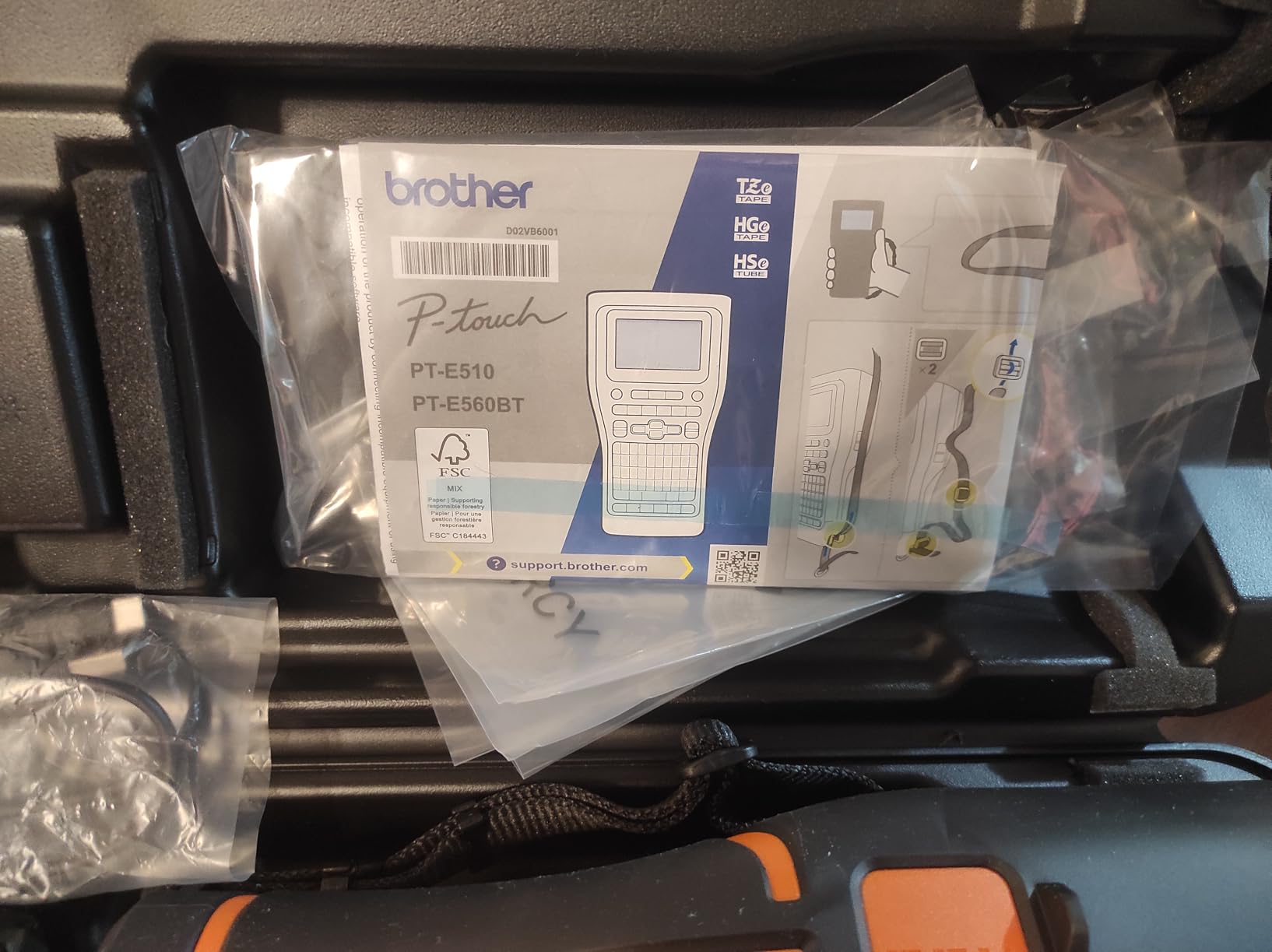 Brother PT-E560BTBP Industrial Label Printer Kit | Bluetooth industrial label printer kit with tapes and dual cutter for professional installations customer photo 2
