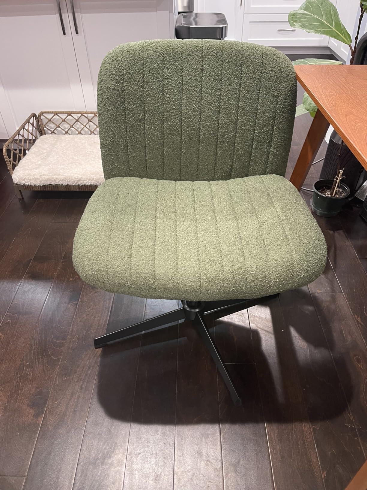IWMH Criss Cross Chair, Armless Cross Legged Office Chairs no Wheels customer photo 1