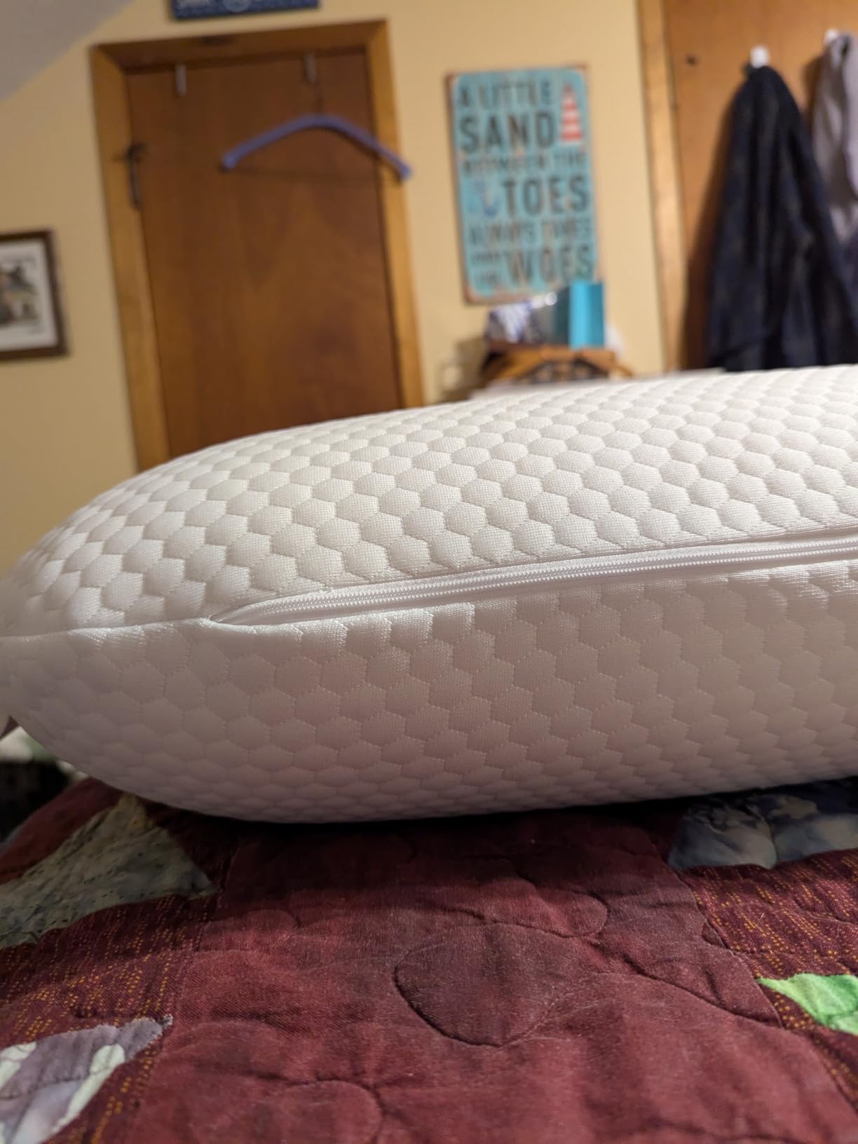 ORION Talalay Latex King Pillows 2 Pack - 100% Natural Latex Foam with L-Shaped Easy-Open Cover, Organic Cotton Protector & Lavender Aroma Bag - No Vacuum Packing – 31.50 x 15.7 x 6.9 in customer photo 1