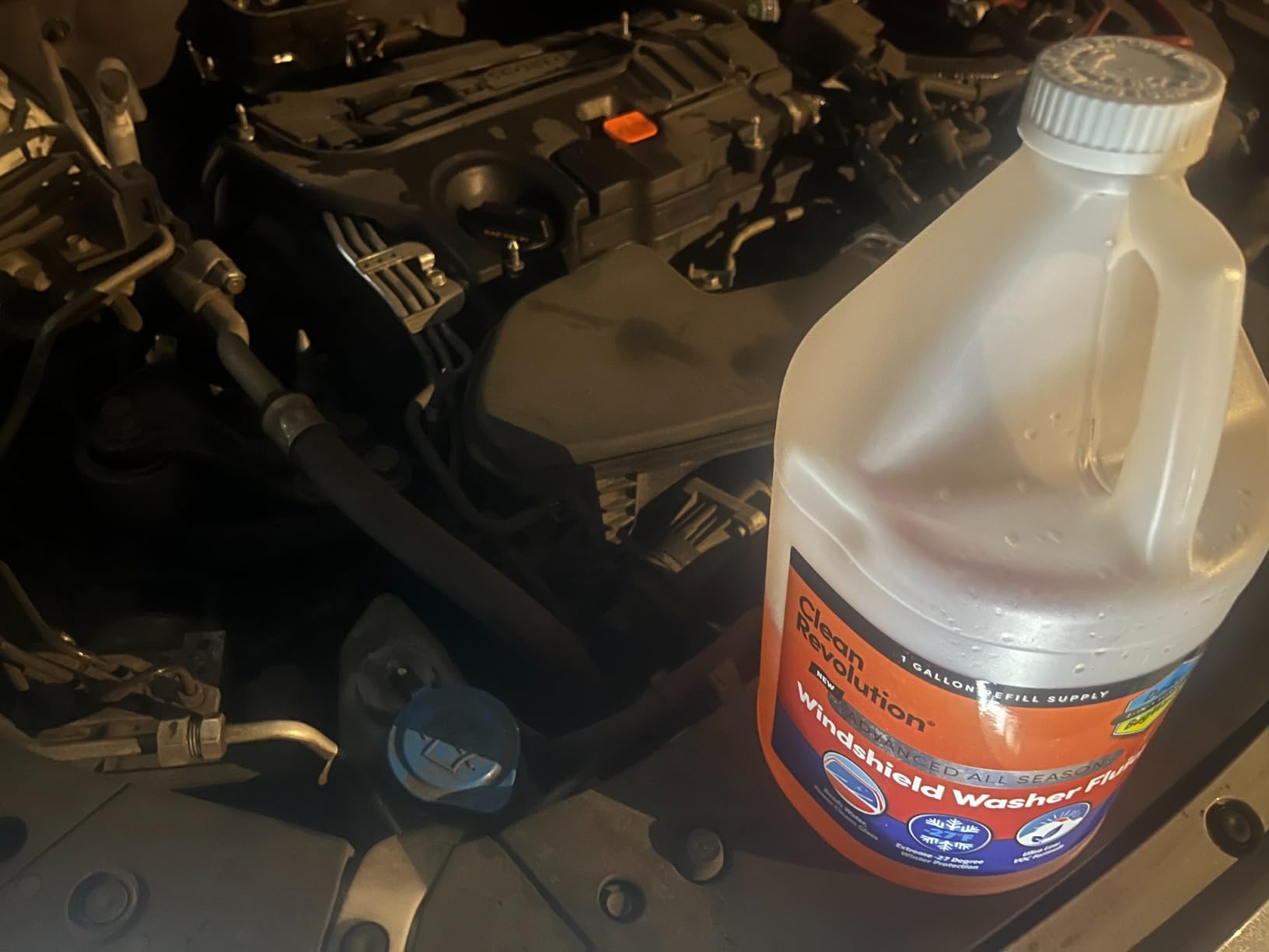 Clean Revolution Advanced All Season Windshield Washer Fluid Ultra Low VOC Formula - Extreme -27°F Winter Protection - Made in USA customer photo 1