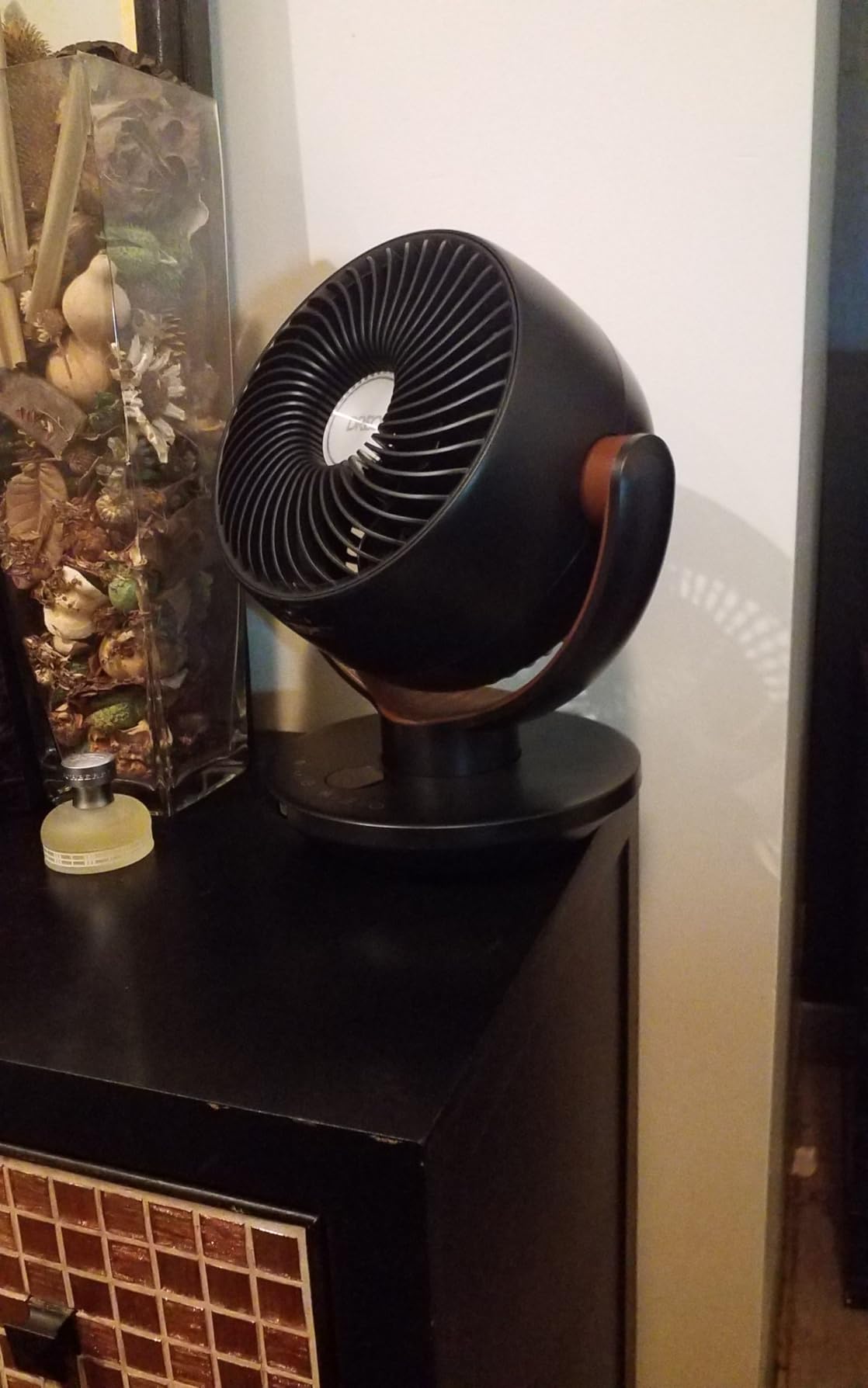 DREO Fan for Bedroom, Desk Air Circulator Fans with Remote, 11 Inch Table Fan for Whole Room, 65ft Powerful Airflow, 120° Vertical Manual and 90° Oscillating, 4 Speeds, 8H Timer, 25dB Quiet, Home customer photo 1