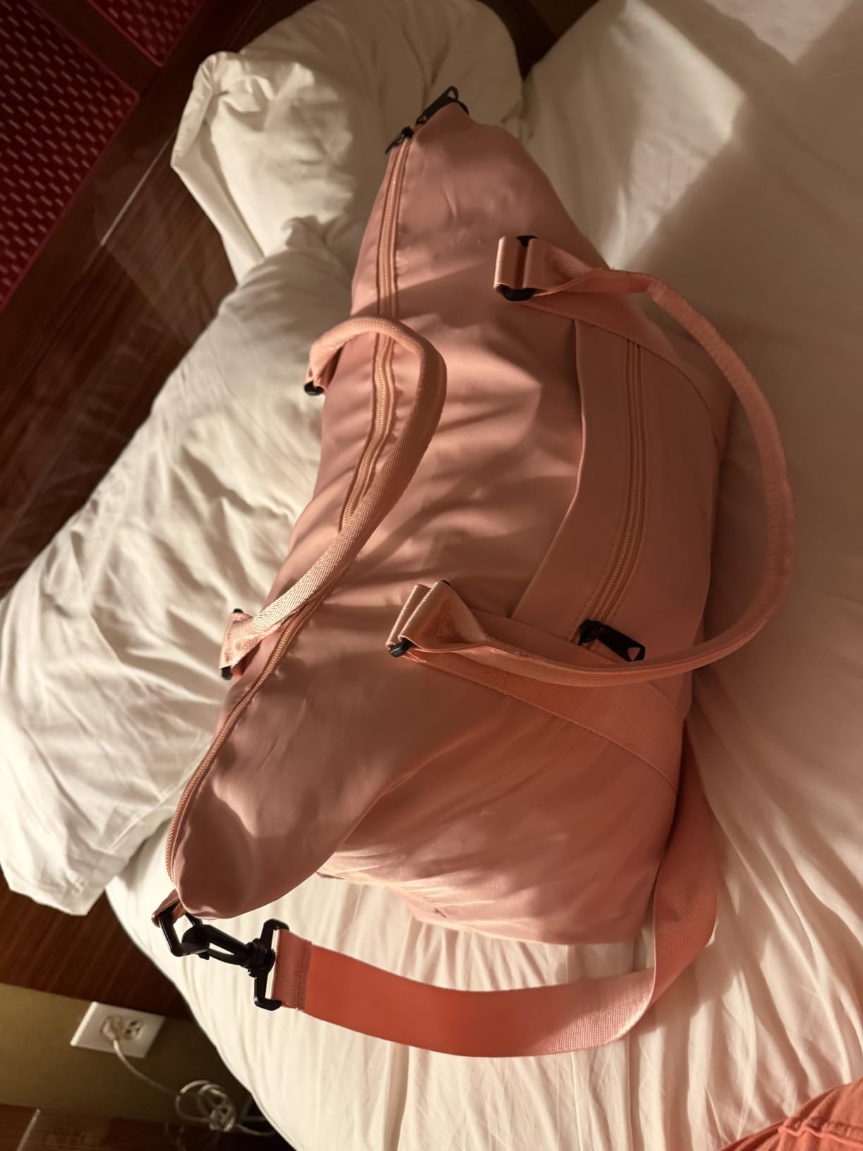 Travel Duffle Bag, Waterproof Weekender Bag Carry On Tote Bags for Women, Travel Essentials Sport Gym Bag for Men, Hospital Bag for Labor and Delivery, Overnight Bag Luggage Bag with Trolley Sleeve customer photo 1