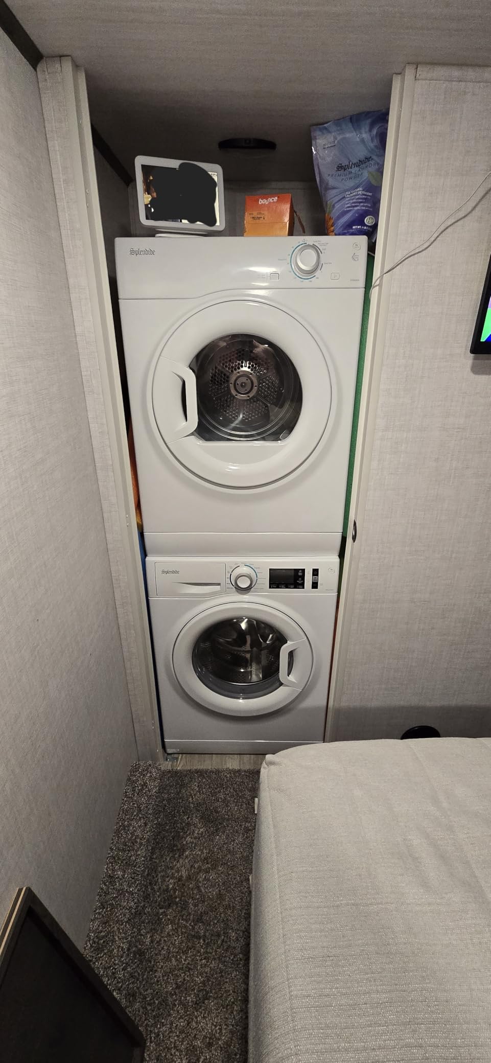 Splendide DV1725X & WFL2500X Replaces WFL1300XD Washer & DV6500X Dryer Stacked Bundle with Vent Kit & SK04 Stack Kit Included + Starter Laundry Powder - Updated Design- Freight Delivery customer photo 1