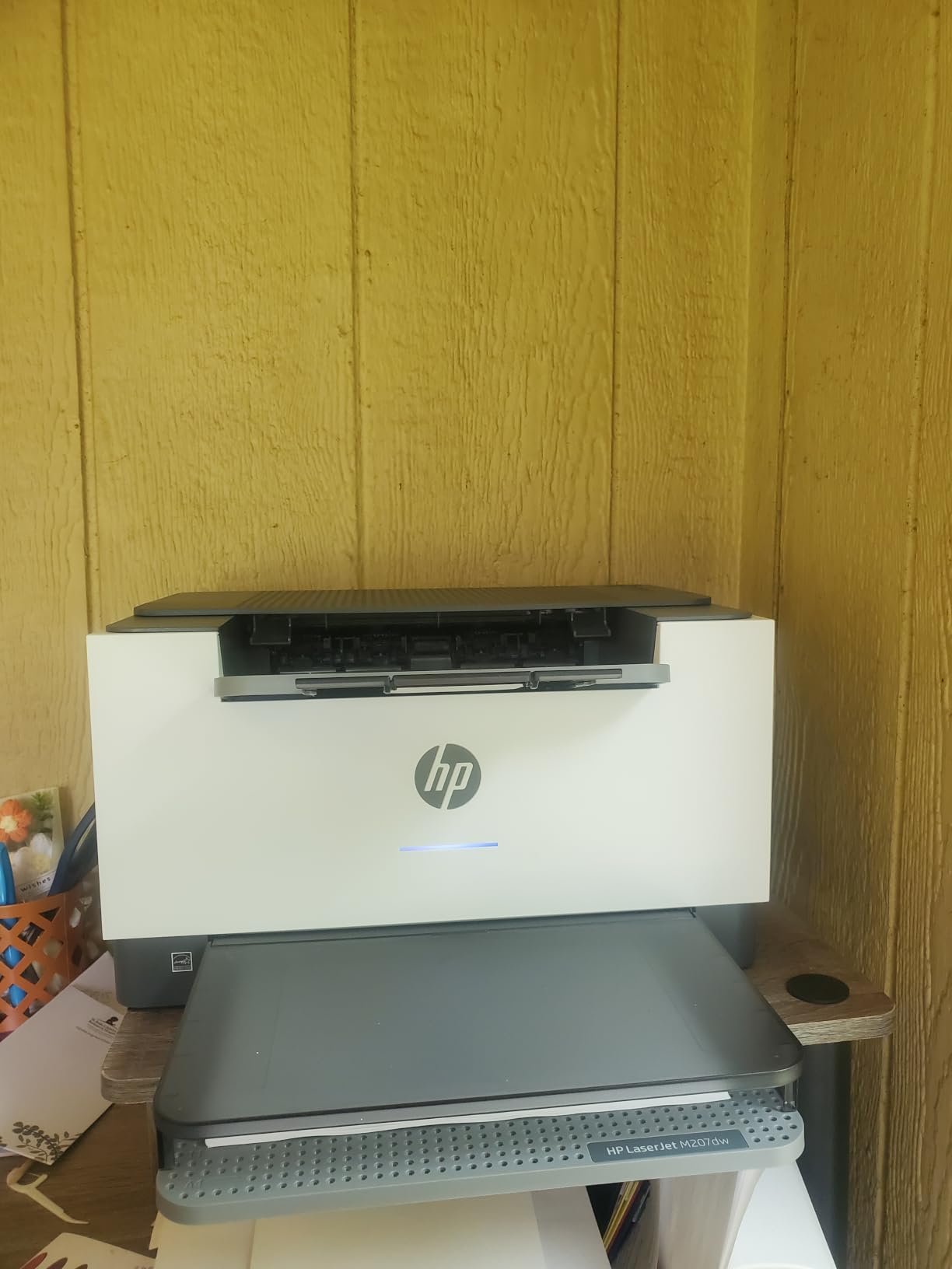 HP LaserJet M207dw Laser Wireless Printer, Black and White, Duplex, Best-for-Office customer photo 1