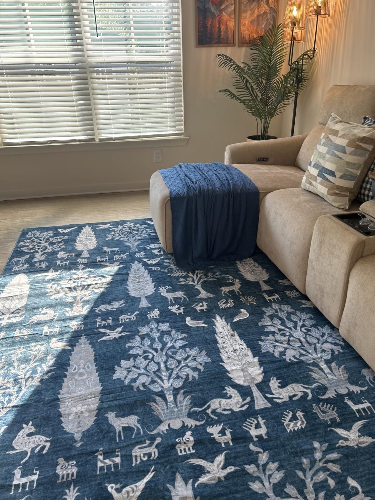 Washable Rugs 5x7 Area Rugs for Living Room,Bedroom,Dining Room Carpet customer photo 2