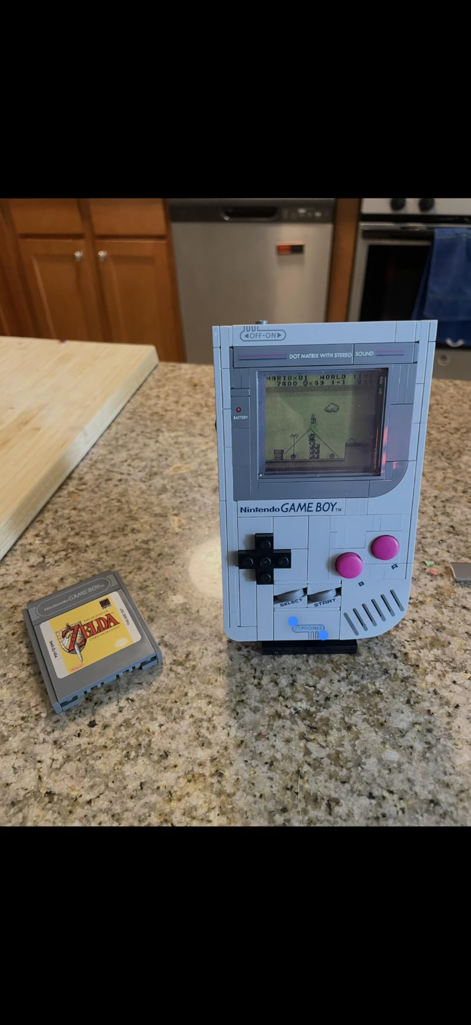 LEGO Super Mario Game Boy - Retro Building Sets for Adults, Ages 18+ - Gifts for Birthdays - Collectible Model with Game Paks and Display Stand - 72046 customer photo 1
