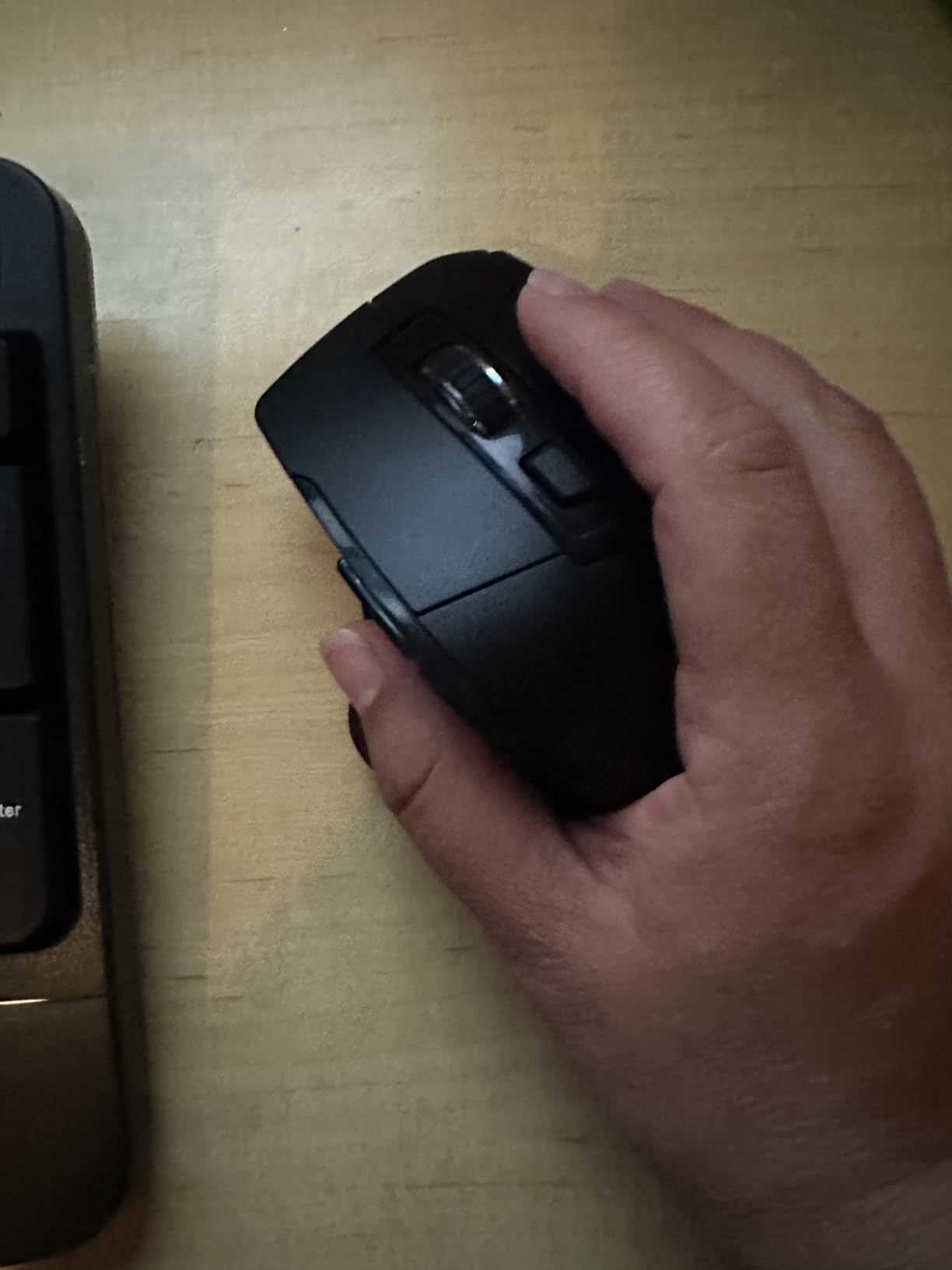 Wireless Keyboard and Mouse Combo, 2.4G Ergonomic Wave Keys(Black) customer photo 2