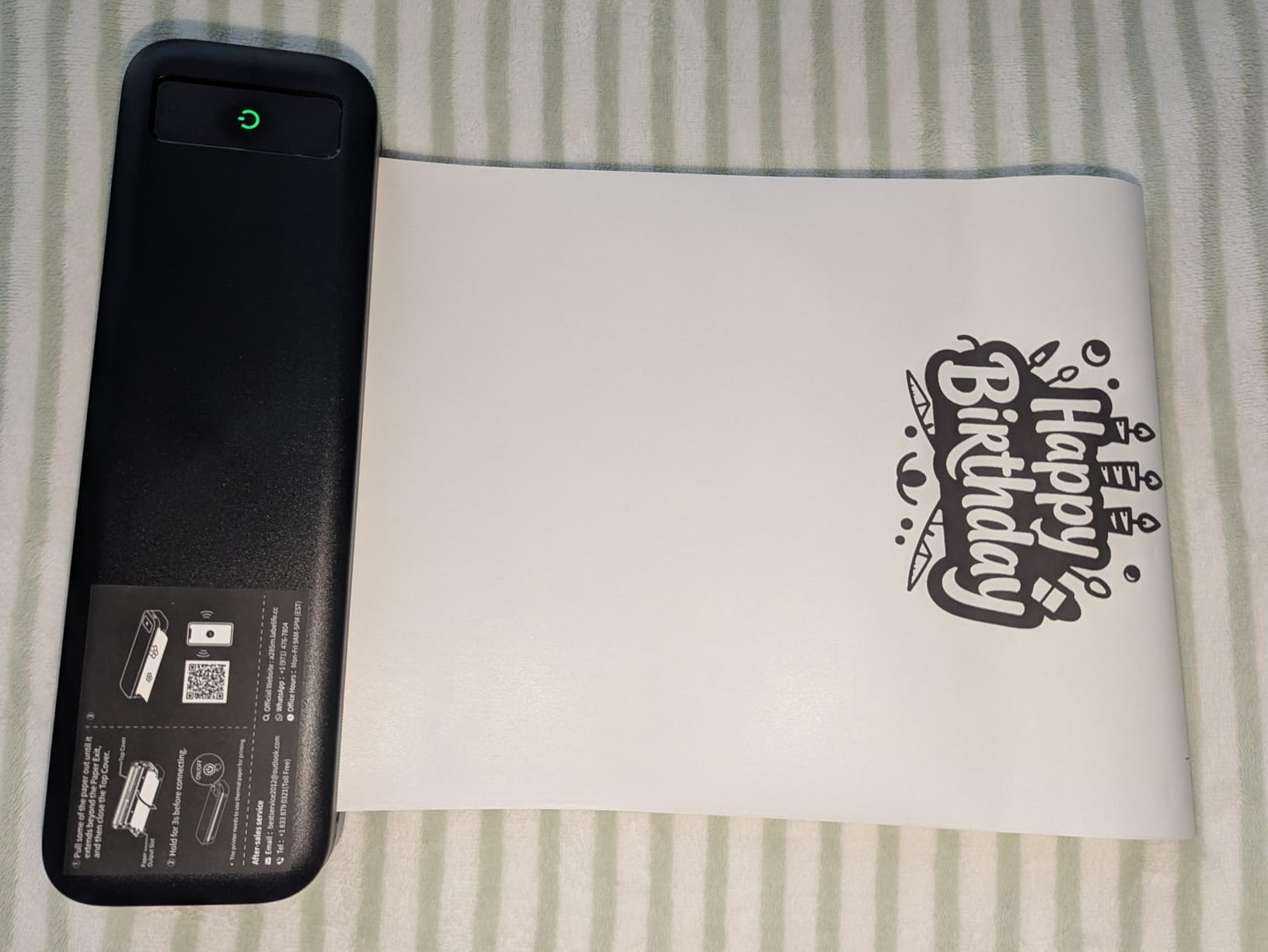 Portable Printers Wireless for Travel, Inkless Thermal Printer with Case | Support 8.5