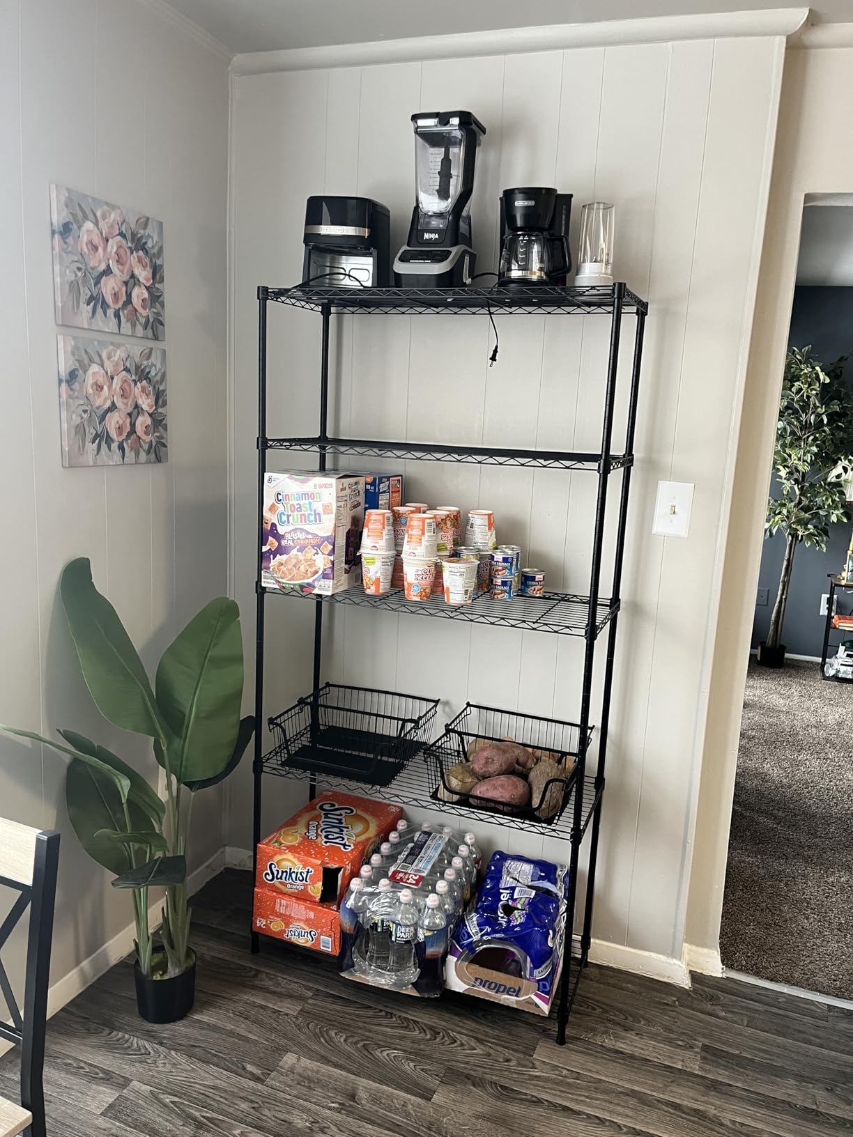 Romorgniz 5-Tier 1010LBS Adjustable Narrow Storage Shelves, for Kitchen customer photo 2