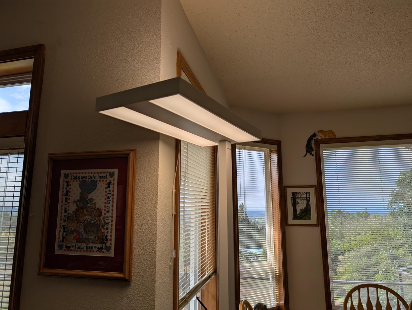 Honeywell 02E LED Floor Lamp, 6000LM Sunturalux Eye Caring Standing Light | 4000K 60W Natural Daylight Dimmable Reading Lamp, Modern Floor Lamp for Home Office Living Room Bedroom customer photo 1