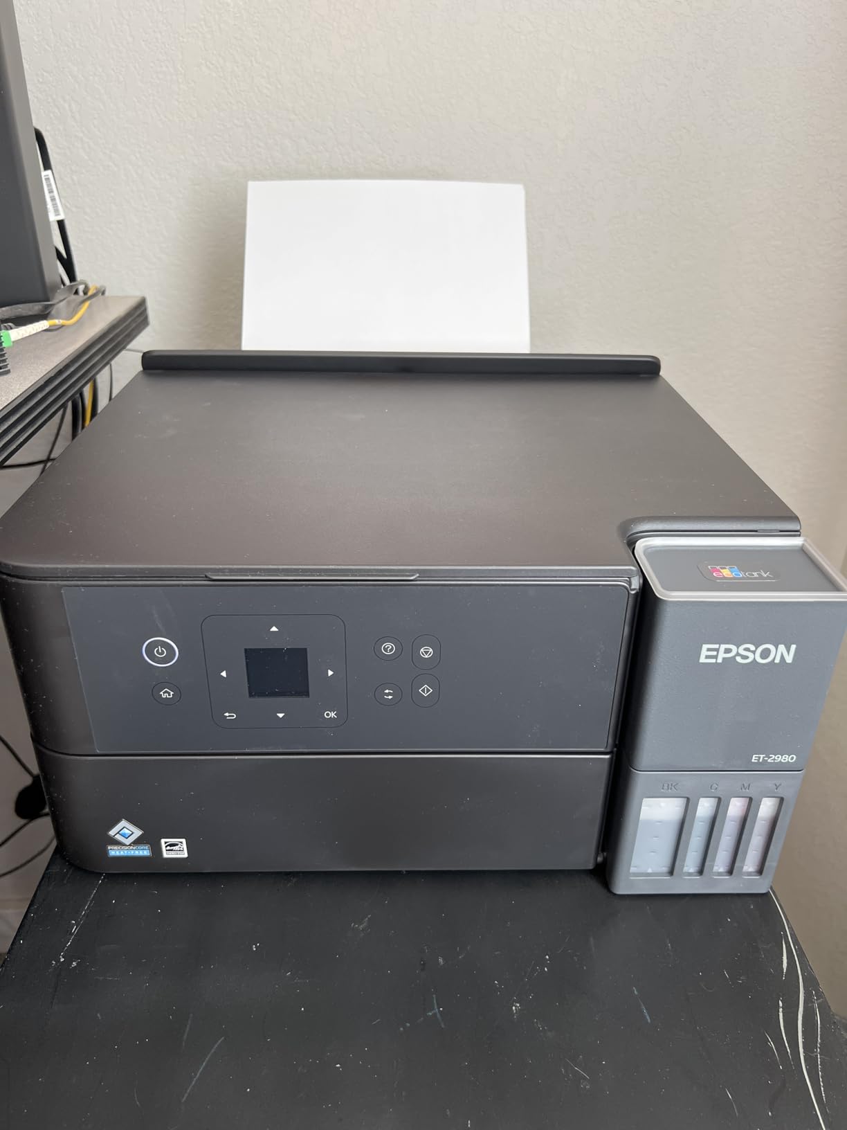 Epson EcoTank ET-2980 Wireless Color All-in-One Supertank Printer - White | Cartridge-free print, scan, copy; up to 15 ppm, borderless photo printing, auto 2-sided; ideal for home and everyday use customer photo 2