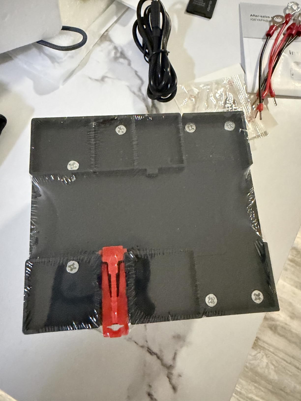 100Amp AC110V Automatic/Manual Transfer Switch 2P 50/60Hz, 2POLE 100A Mini ATS Solar Auto Dual Power Switch for Home Generator, Din Rail Mounted Cn Automatic Changeover Fast Transfe for Rv, Lv Power customer photo 2
