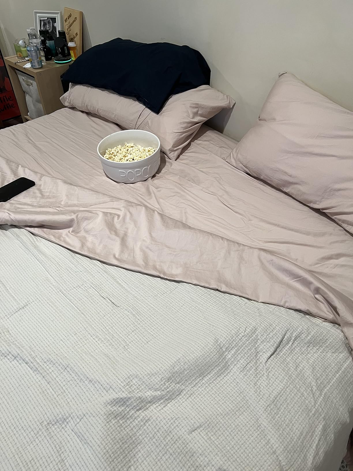 Bedlifes 100% French Linen Queen Bed Sheet Set – 16