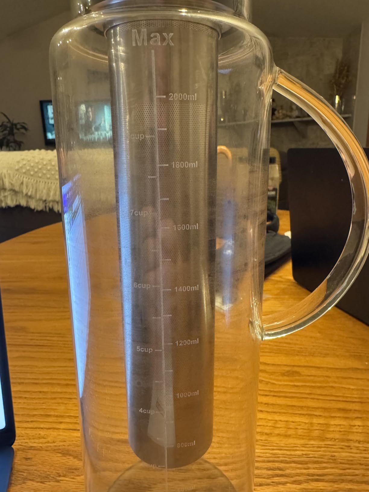 Aquach 68oz Cold Brew Coffee Maker, Borosilicate Glass Pitcher for Iced Tea customer photo 1