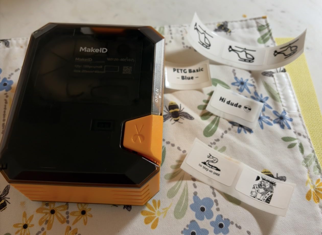 Makeid P31S Portable Industrial Label Maker with Tape, 300dpi customer photo 1