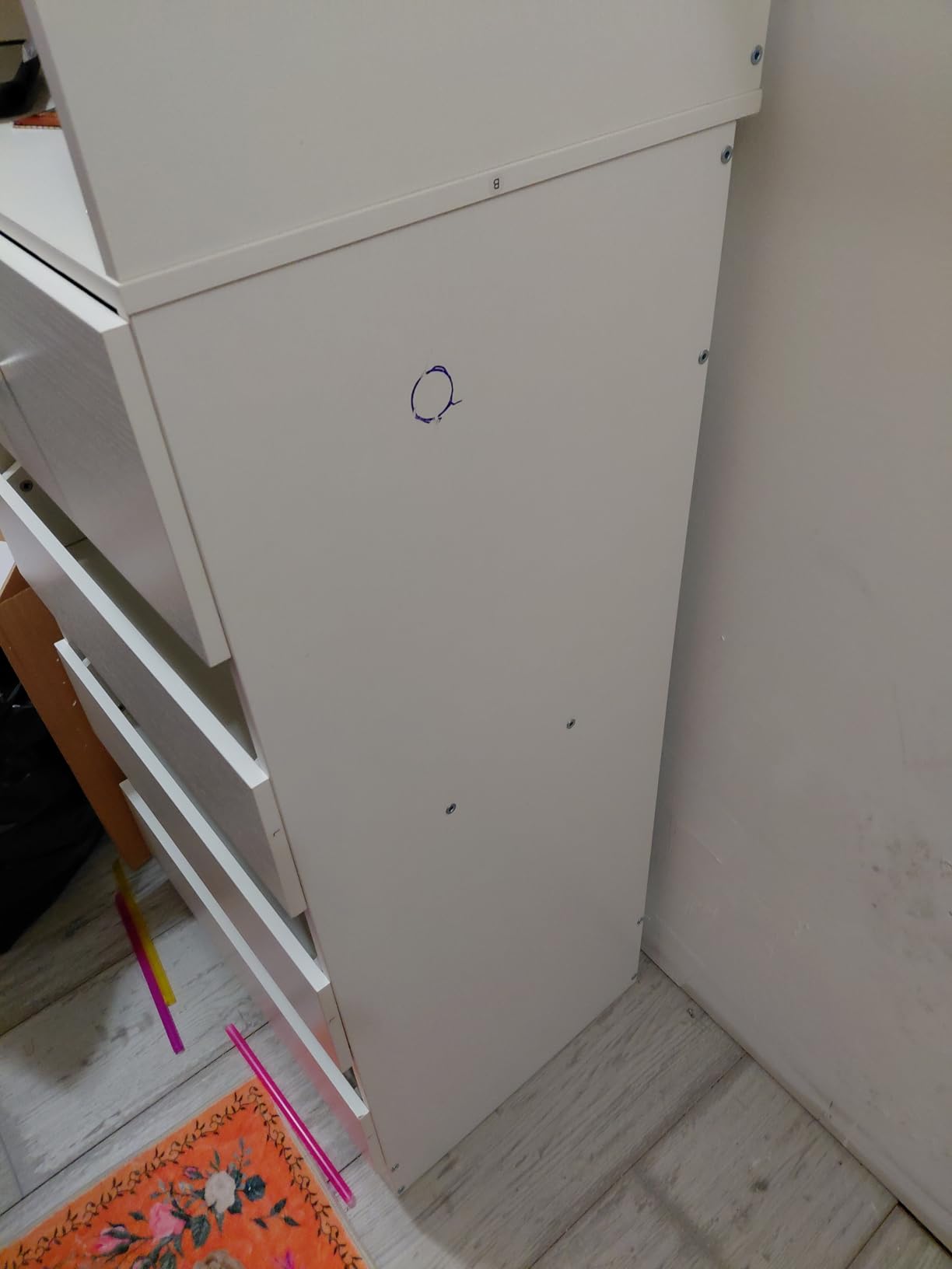 Aheaplus Closet System, 6-15Ft Closet Organizer with 8 Wooden Drawers,White customer photo 2