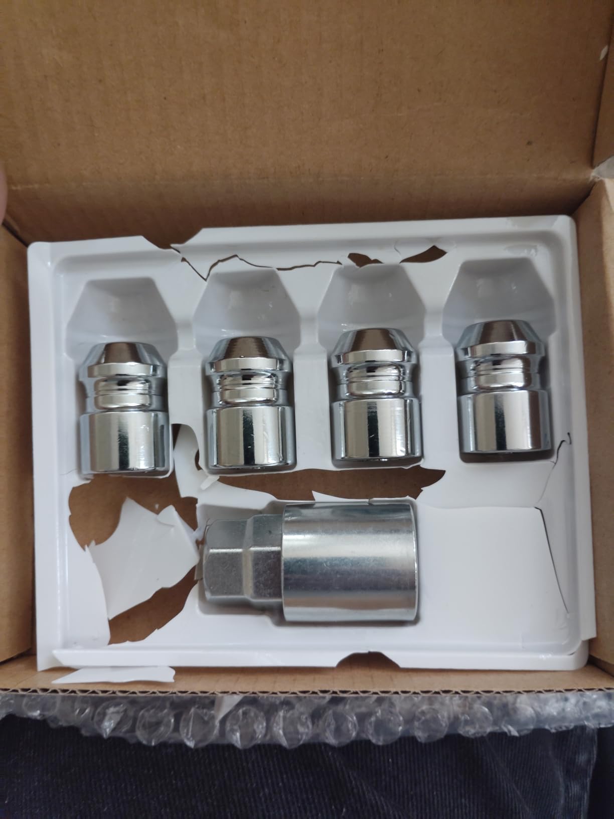 Wheel Lock Lug Nuts M14x1.5 Anti Theft Fit Chevy Silverado 1500 Tahoe Suburban Colorado Traverse Blazer GMC Sierra Yukon XL Canyon Acadia Cadillac Escalade Tesla Model Y 3 X S Replace 24210 customer photo 2