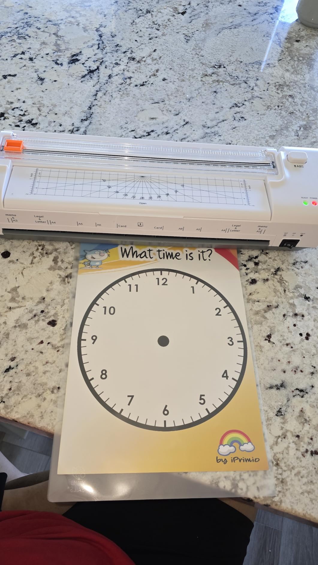 Laminator Machine 13 Inch Lamination Machine with Auto Paper Feed, Never Jam A3 Thermal Lamination, 20 Laminating Sheets 10-in-1 Laminator with Cutter, Trimmer & Corner Rounder for Office School Home customer photo 2