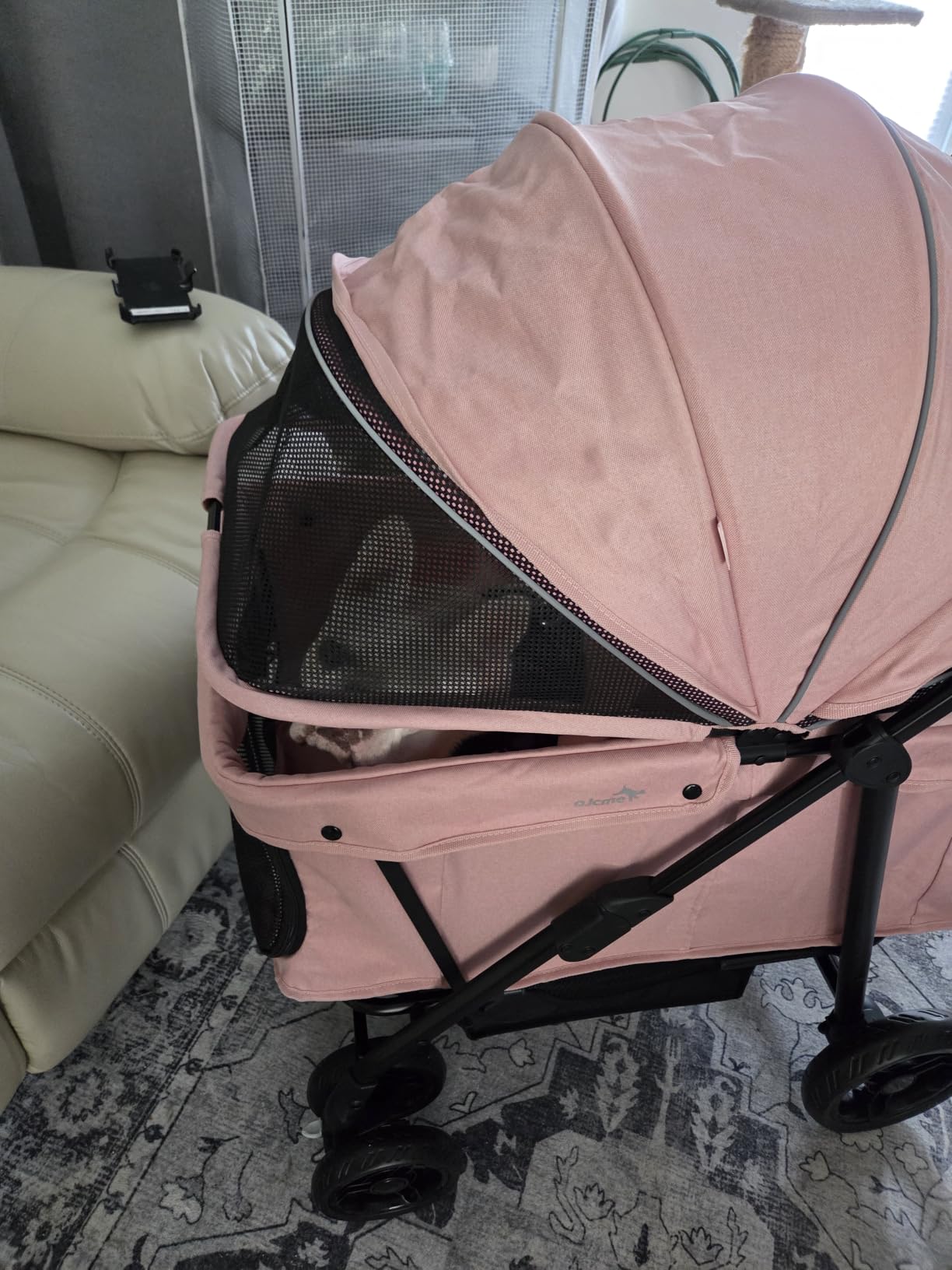 Dog Stroller for Large & Medium Dogs (20–132 lbs), for 2 Small Dogs customer photo 2