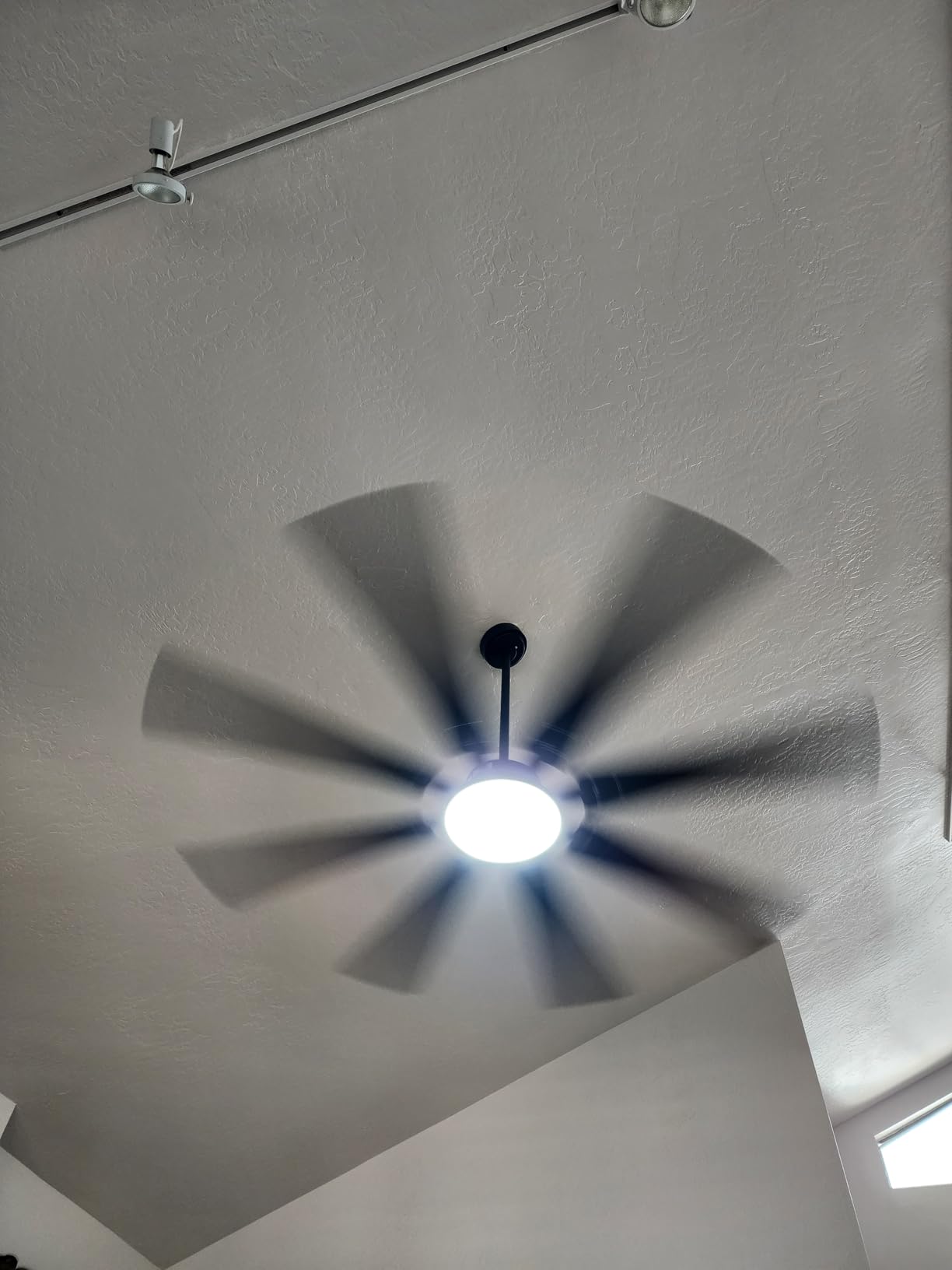 Amico 72 Inch Ceiling Fans with Lights and Remote, Black Large Ceiling Fan customer photo 2