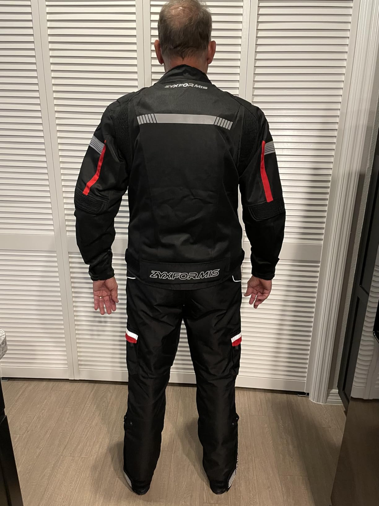 Summer Motorcycle Riding Jacket for Men with CE Armor customer photo 2