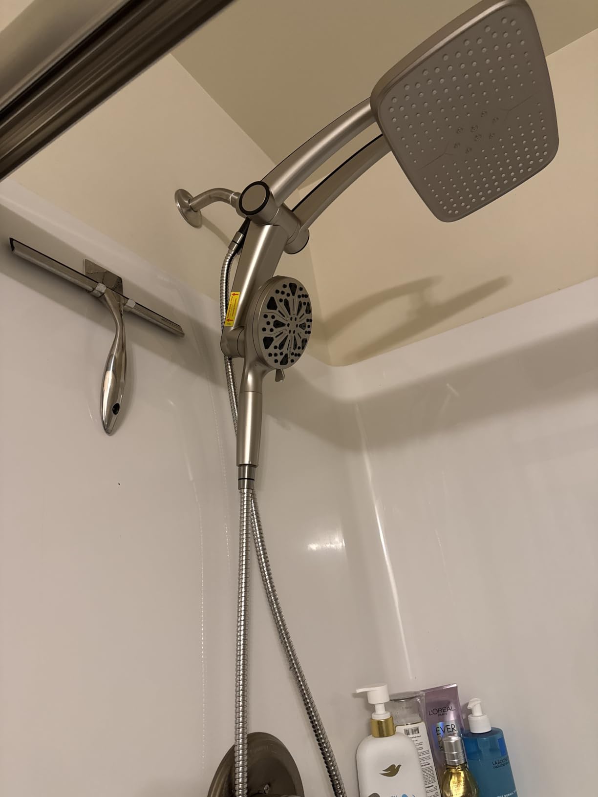 12-Inch High Pressure Rain Shower Head with Handheld Spray Combo, Magnetic customer photo 1
