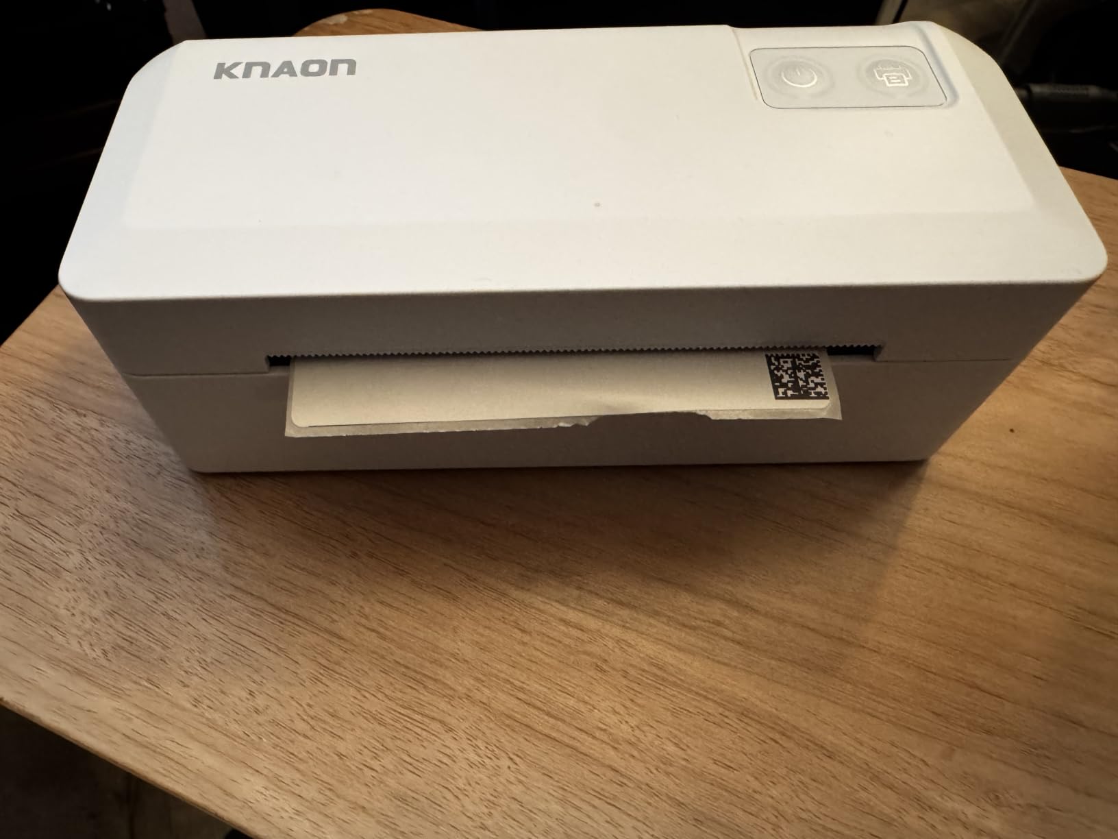 KNAON Shipping Thermal Label Printer, 4x6 Portable Label Printer, White customer photo 1