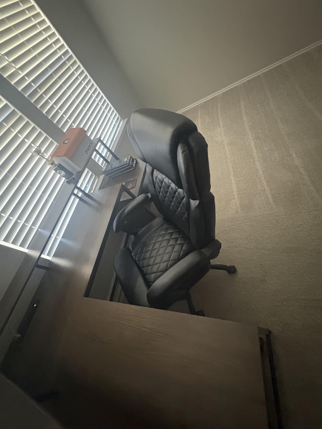 400lbs Executive Office Chair with Foot Rest for Heavy People, Ergonomic Big and Tall Desk Chair with Adjustable Headrest, High Back PU Leather Comfy Heavy Duty Computer Chair with Spring Cushion customer photo 2