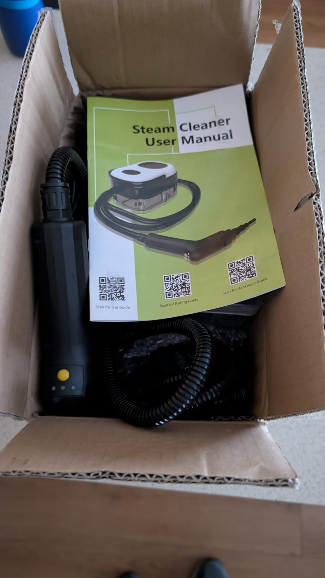 Pressurized Handheld Steam Cleaner for Home, 3-Level Adjustable Steam customer photo 2