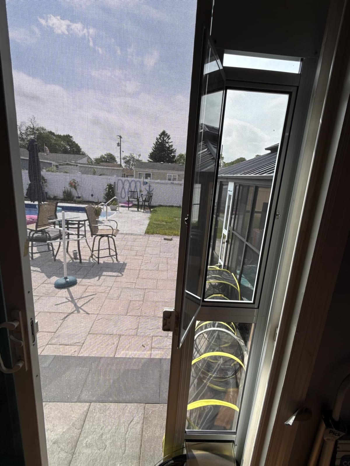 Dog Door for Sliding Glass Door, Adjustable Height 75 3/5