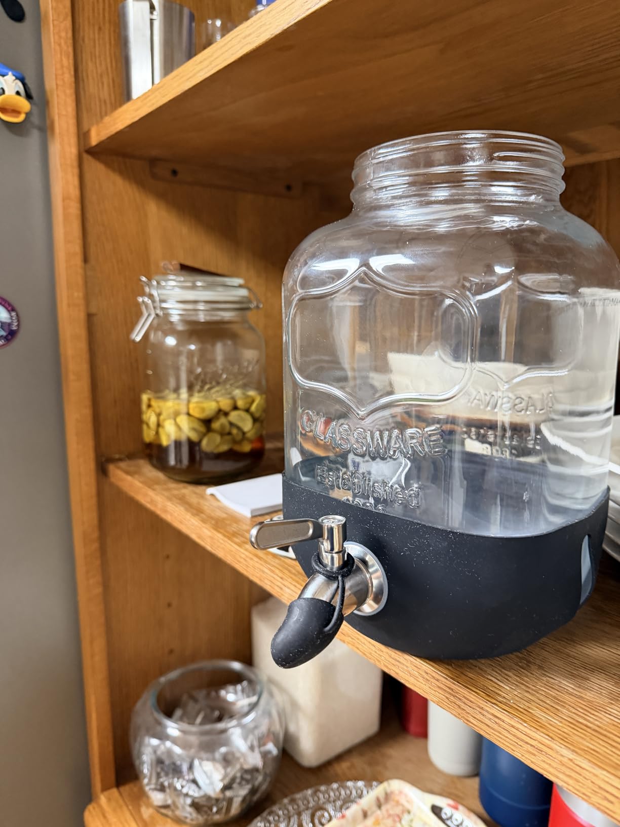 Cold Brew Coffee Maker, 1 Gallon Iced Coffee Maker With Stainless Steel Filter, Heavy Duty Glass Cold Brew Pitcher With Stainless Steel Spigot, Mason Jar Cold Brew Coffee Maker Fast Iced Tea Maker customer photo 1