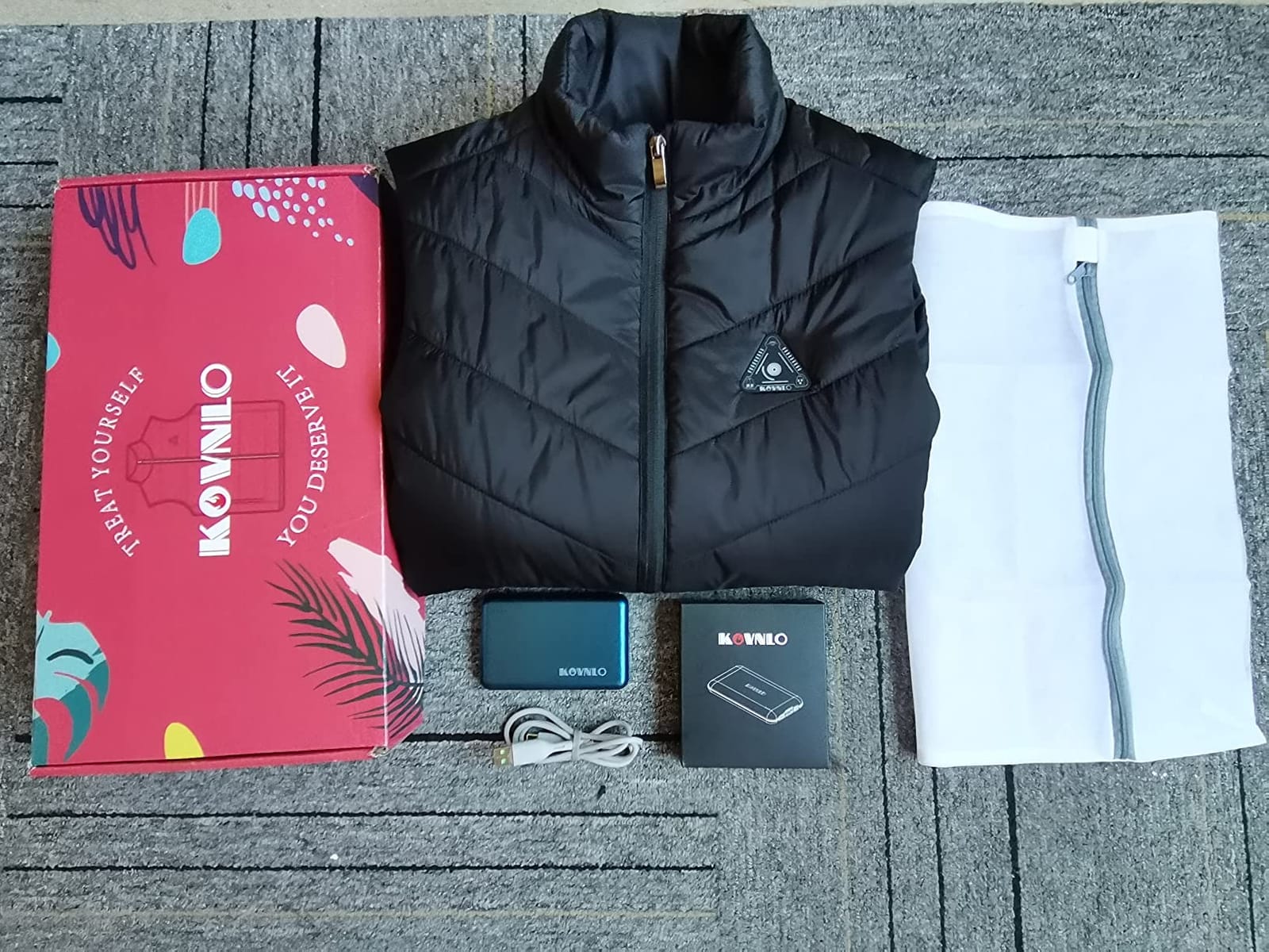 KOVNLO Heated Vest for Women With Battery Pack Included, Smart Controller with Light-out Design, Electric Heated Jackets customer photo 2
