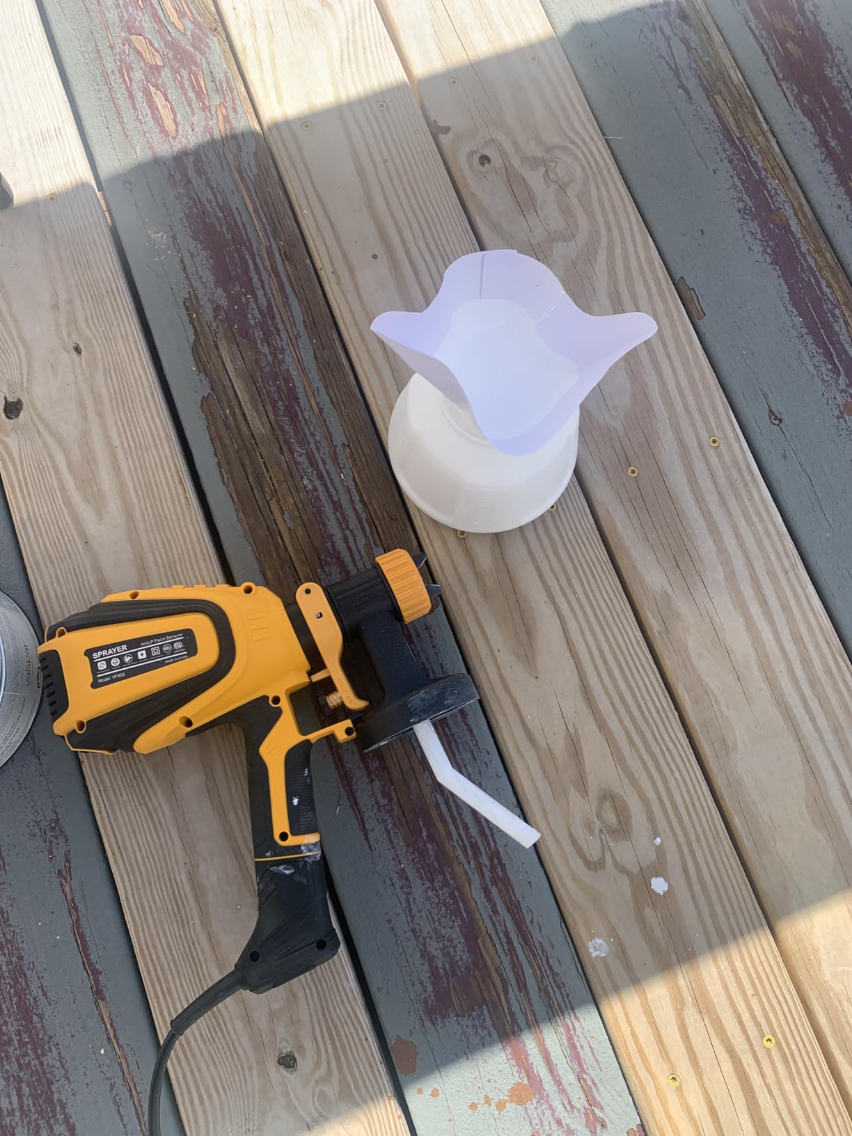 VONFORN Paint Sprayer, 700W Spray Paint Gun with 4 Nozzles & 3 Patterns customer photo 2