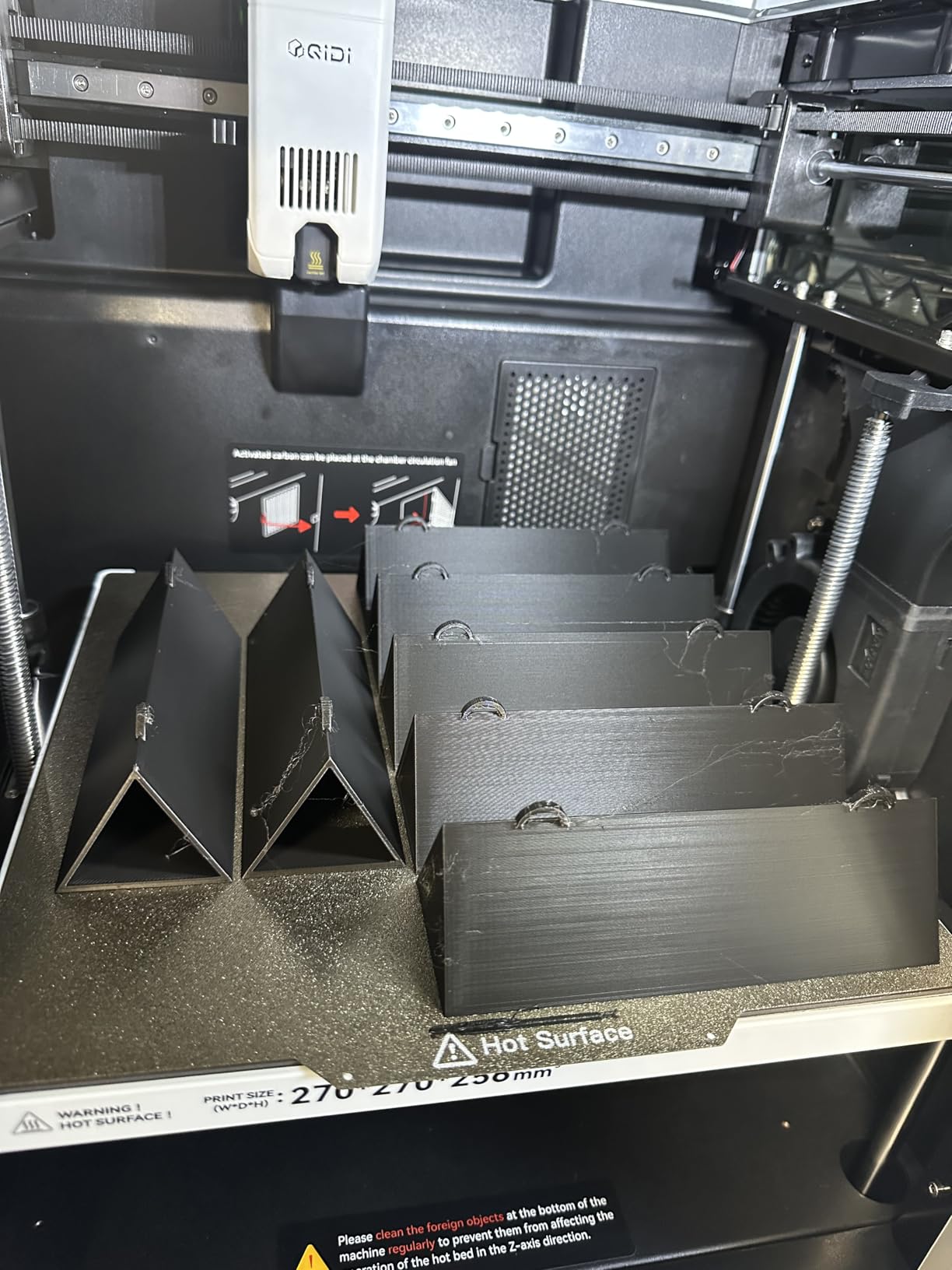QIDI Q2 3D Printer, 65℃ Heated Chamber and 370℃ Nozzle Unlock PPS-CF | ultra air filtration, 600mm/s high speed, AI camera, full auto leveling, 270x270x256mm build volume customer photo 1