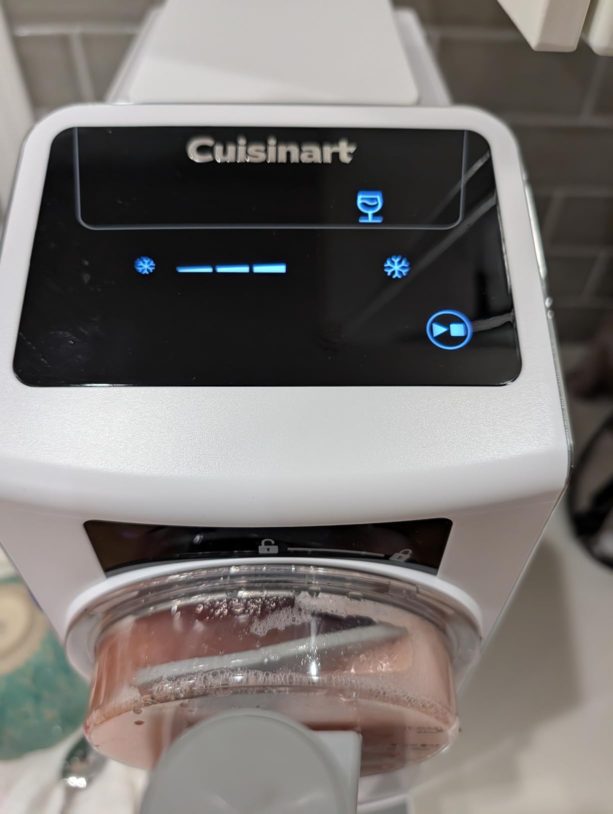 Cuisinart 6-in-1 Slushy & Soft-Serve Maker, Ice Cream Maker Machine Makes Soft-Serve Ice Cream, Slushies, Sorbet and More, Quick-Freeze Chill Technology Maintains Perfect Temperature, ICE-200 customer photo 1