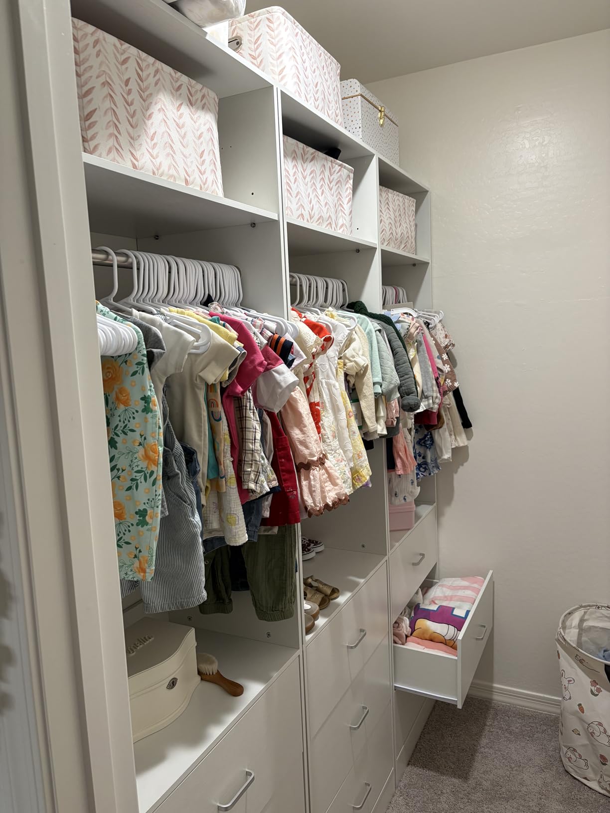 Besiost Closet Systems with 12 Wood Drawers, Closet System Set of 4 customer photo 1