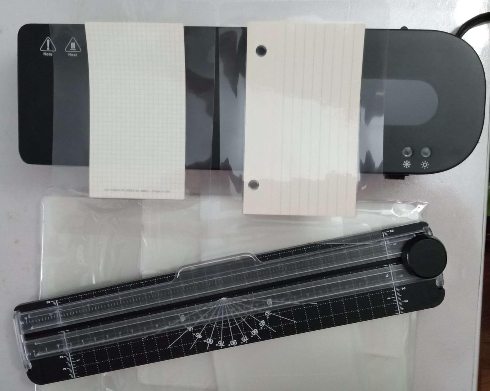 9 Inch Laminator Machine Hot & Cold with 20 Laminating Sheets and Trimmer | A4 Laminating Machine for Office, School, Business and Home customer photo 1