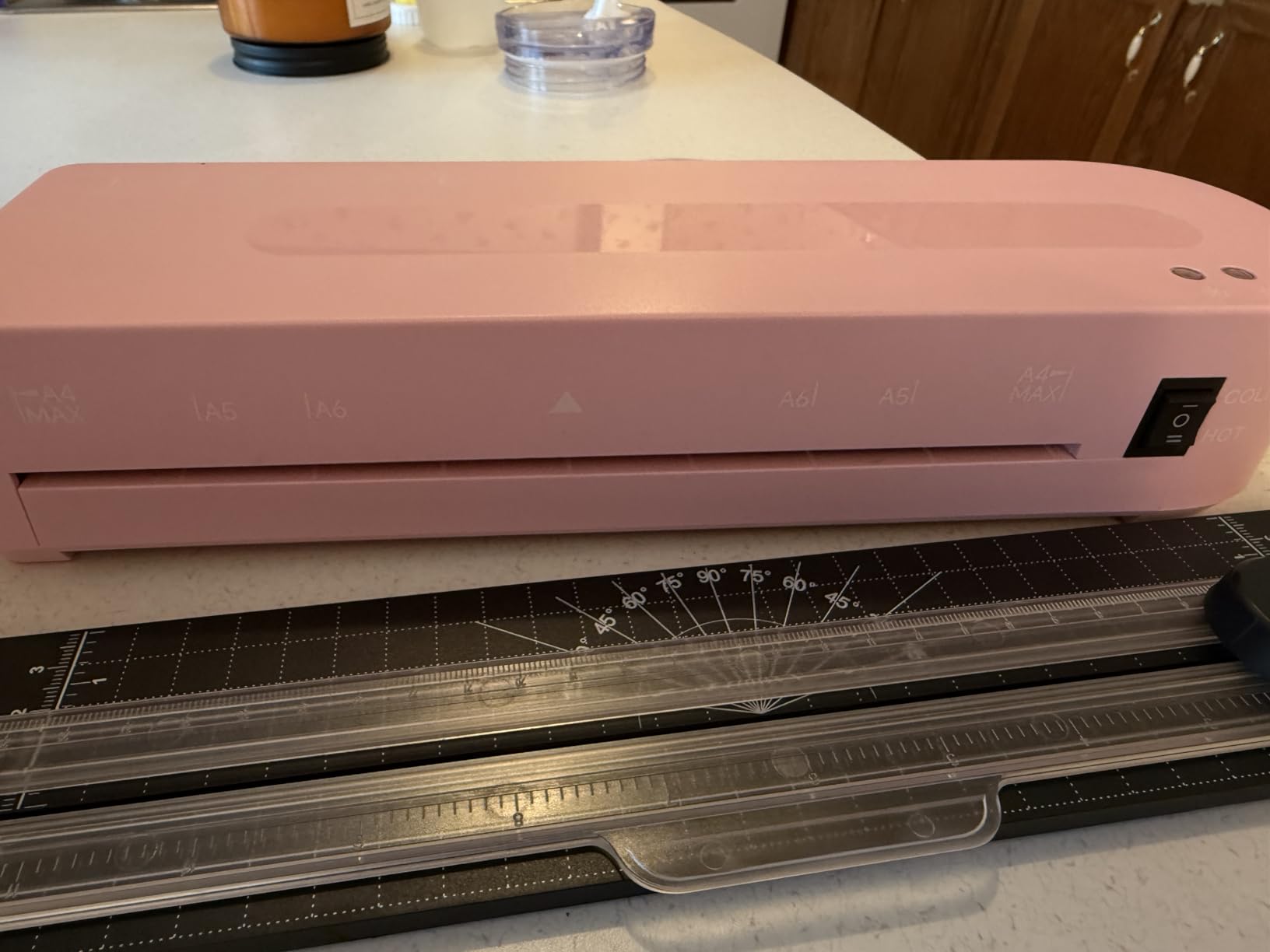9 Inch Laminator Machine Hot & Cold with 20 Laminating Sheets and Trimmer | A4 Laminating Machine for Office, School, Business and Home customer photo 2