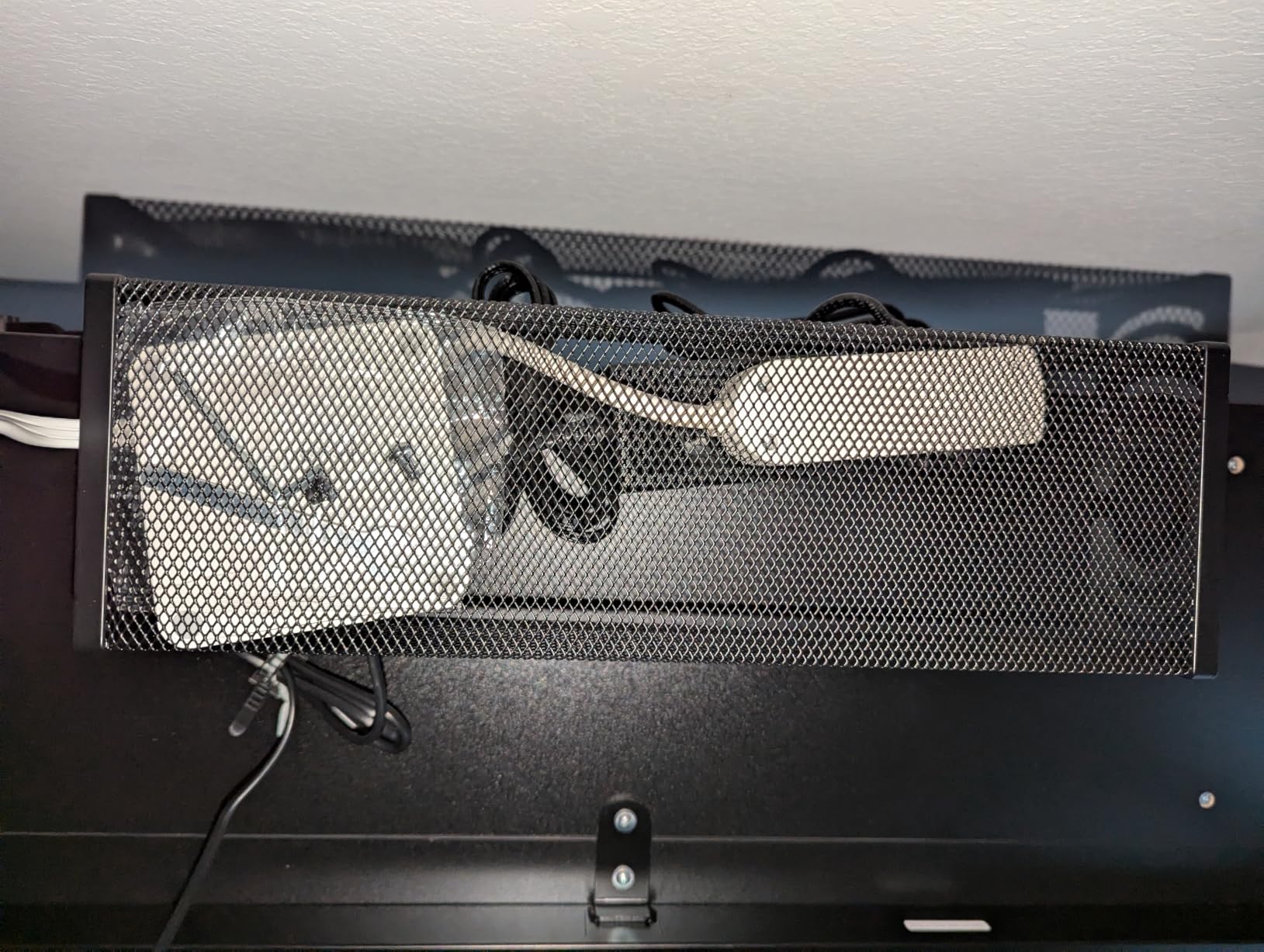 Cable Management, 25.3'' Under Desk Cable Management Tray No Drill customer photo 1