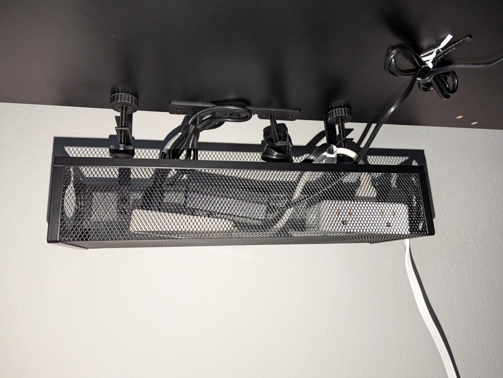 Cable Management, 25.3'' Under Desk Cable Management Tray No Drill customer photo 2