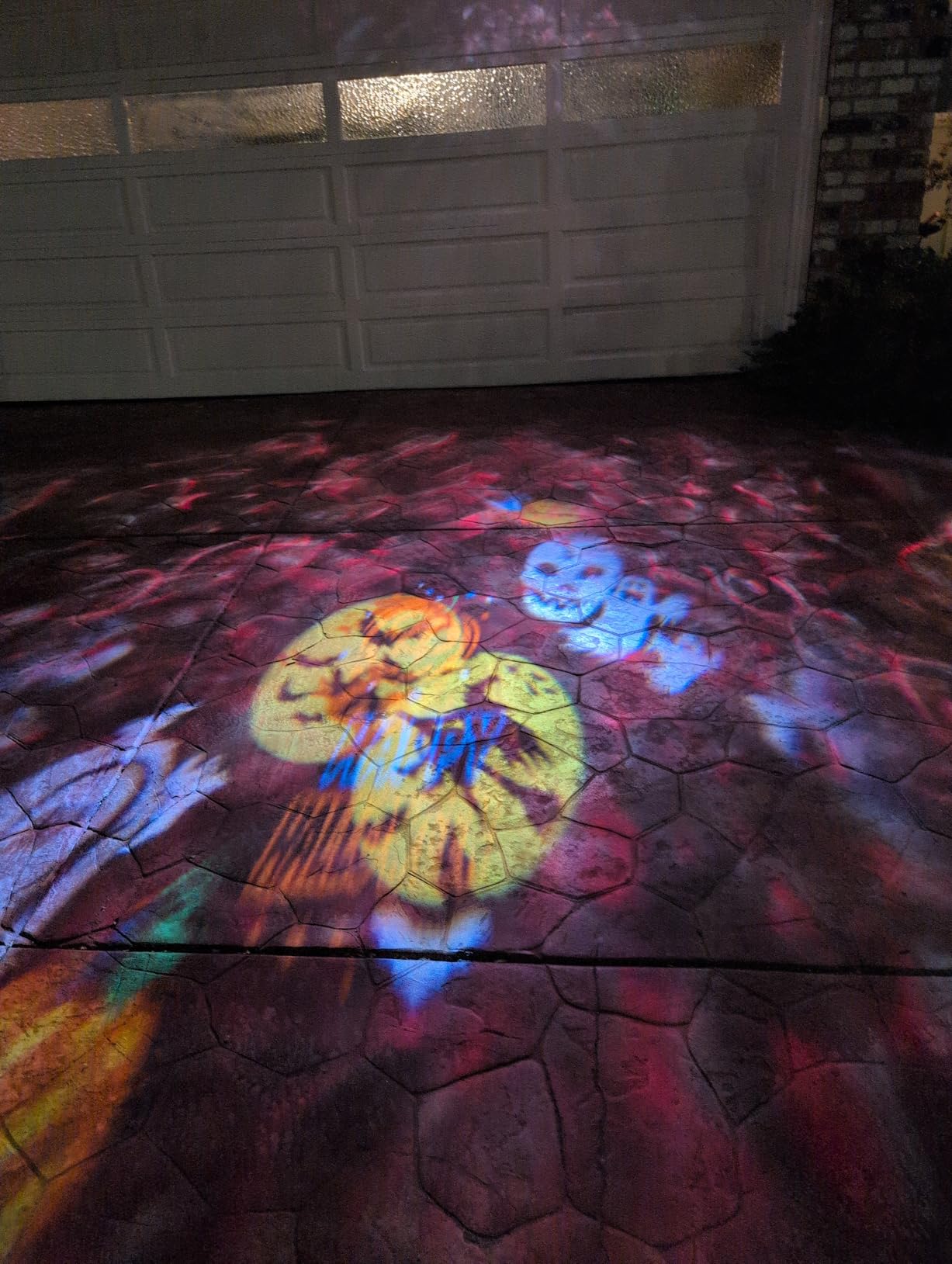 Star Shower Slide Show Full Color Projector Multi Purpose with 4 Christmas & 2 Halloween Slides Included. Weather-Resistant, Decorate for Holidays Quick & Easy. customer photo 1