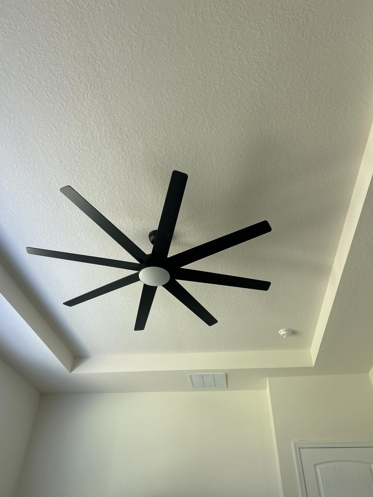 72'' Black Large Ceiling Fan No Lights for Garage Shop customer photo 1