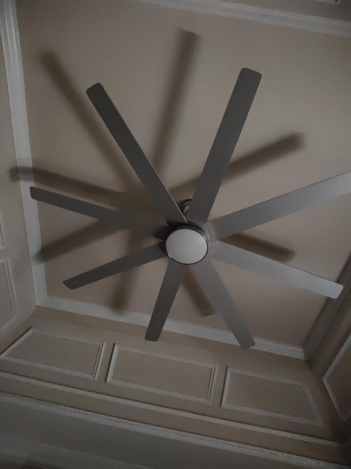 72'' Black Large Ceiling Fan No Lights for Garage Shop customer photo 2