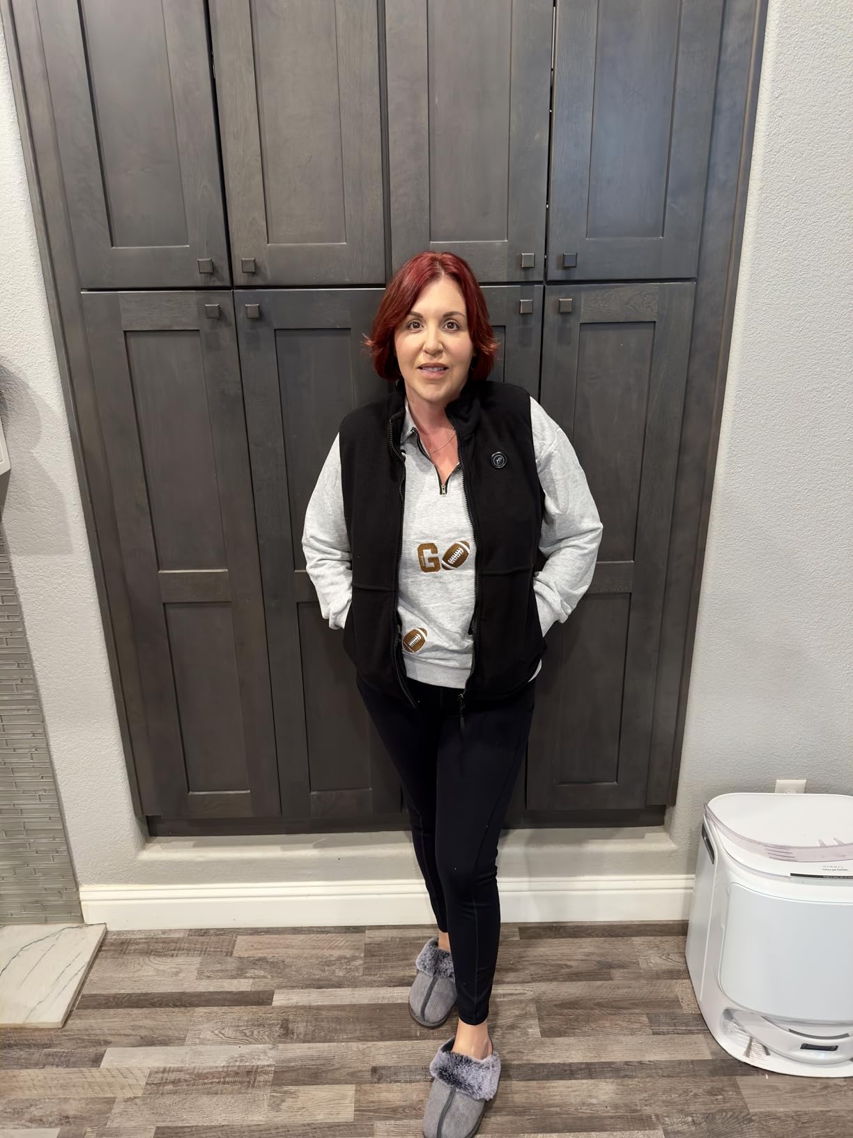 Loowoko Heated Fleece Vest for Women with Battery Pack Included customer photo 1