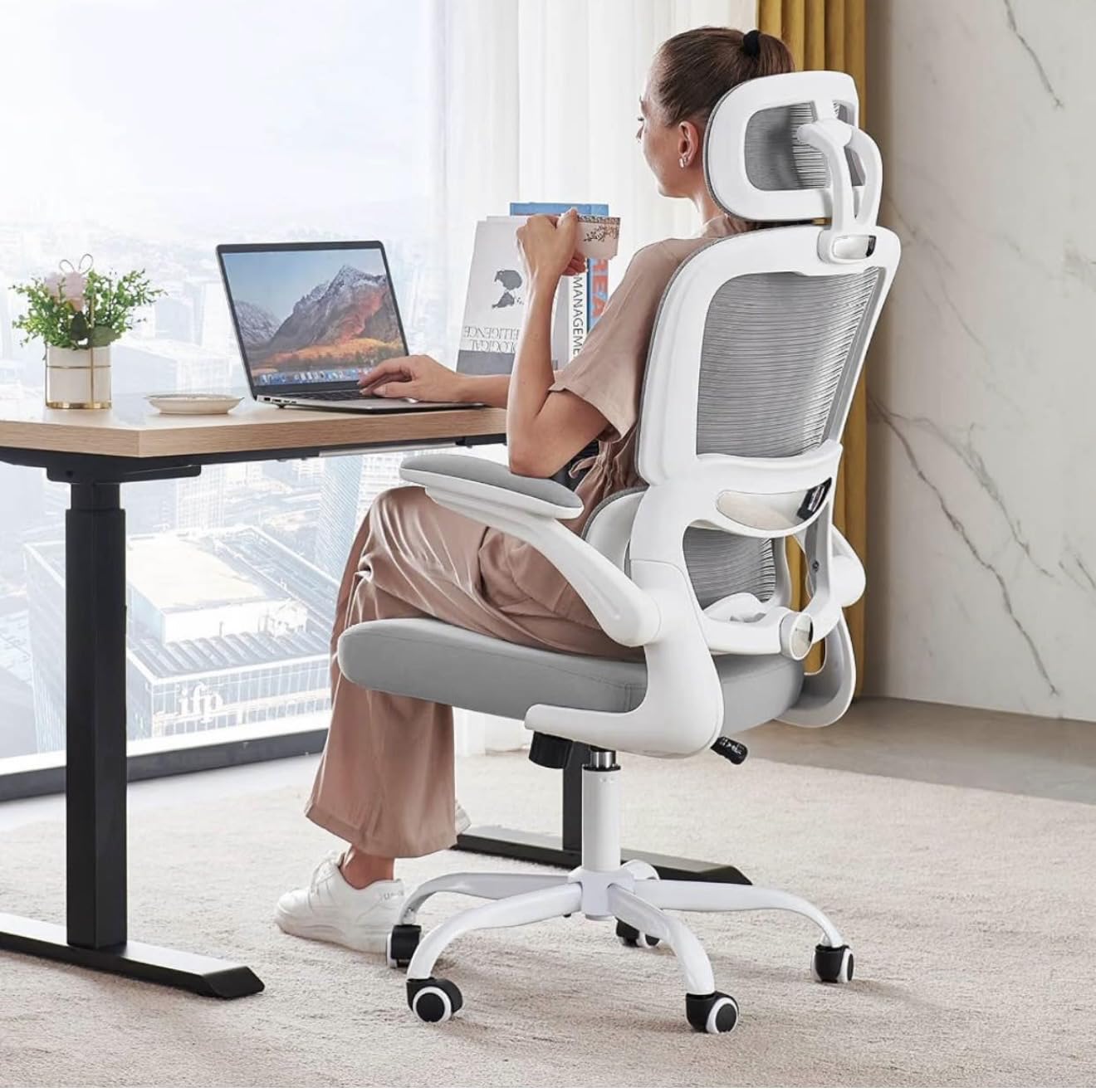TRALT Office Chair Ergonomic Desk Chair - Gaming Chair with Lumbar Support customer photo 1