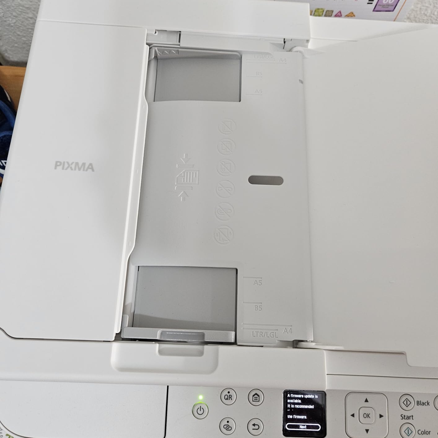 Canon PIXMA TR7120 Wireless Color Inkjet Printer, Duplex Printing, White Home Printer with Copier/Scanner, Auto Document Feeder, Compact Design, Intuitive Control Panel customer photo 2