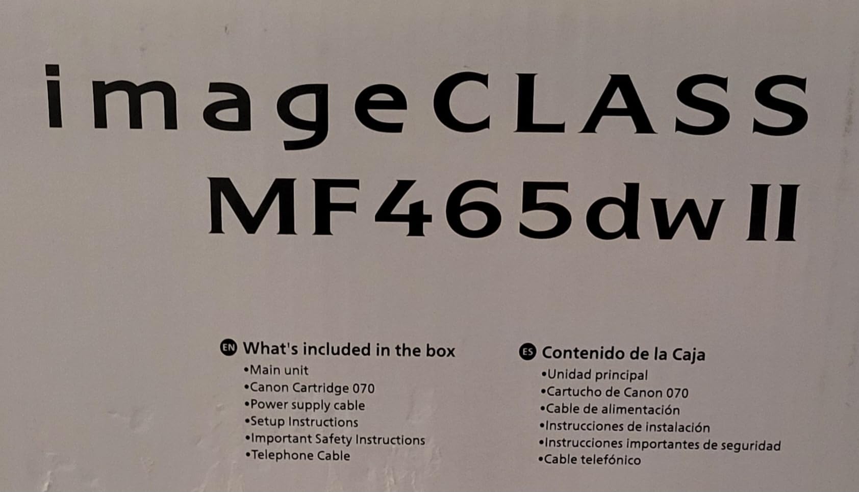Canon imageCLASS MF465dw II Monochrome Wireless Duplex Laser Printer with Print, Copy, Scan, Fax, Expandable Paper Capacity, 42 PPM customer photo 2