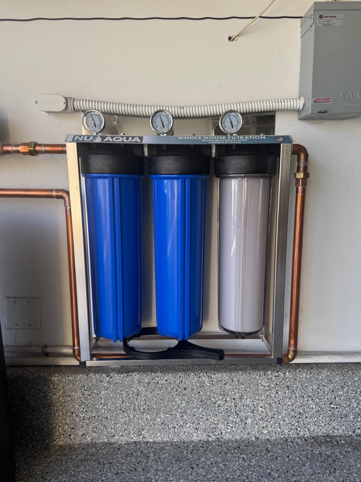 NU Aqua 4-Stage Salt Free Water Softener Whole House Water Filter System customer photo 2