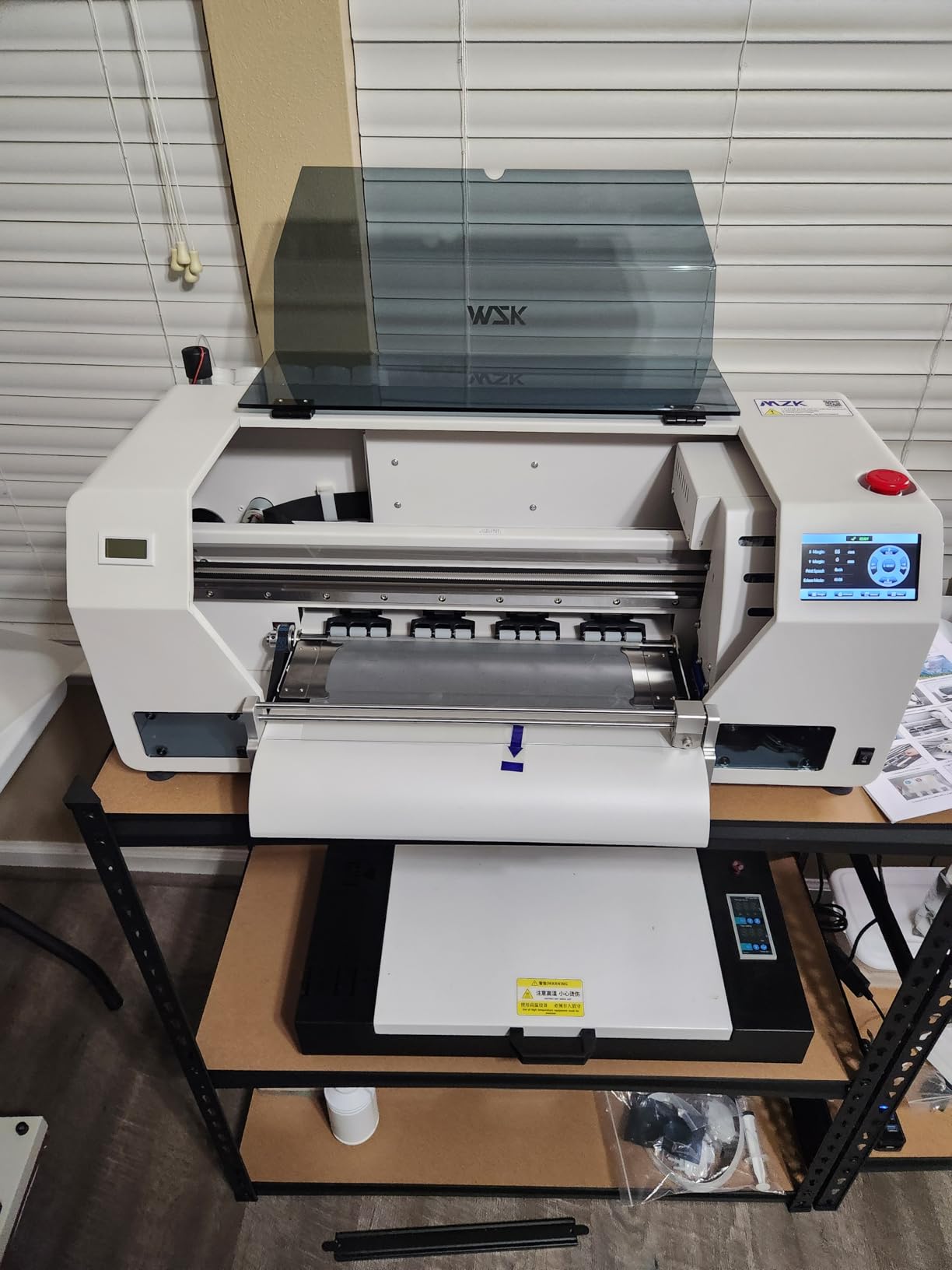 MZK A3 Pro F1080 DTF Printer with Shaker&Purifier,2X-Speed vs L1800,24/7 Auto-Maintenance+White Circulation+Printhead Anti-Clog Design,T-Shirt Printing Machine for DIY/Apparel Business,2-Year Free Ink customer photo 1